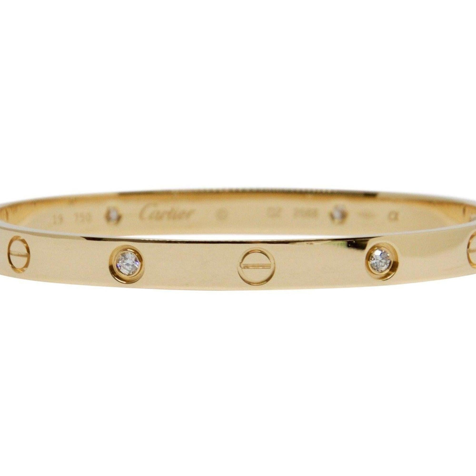 Cartier Love Bracelet with 4 Diamonds
