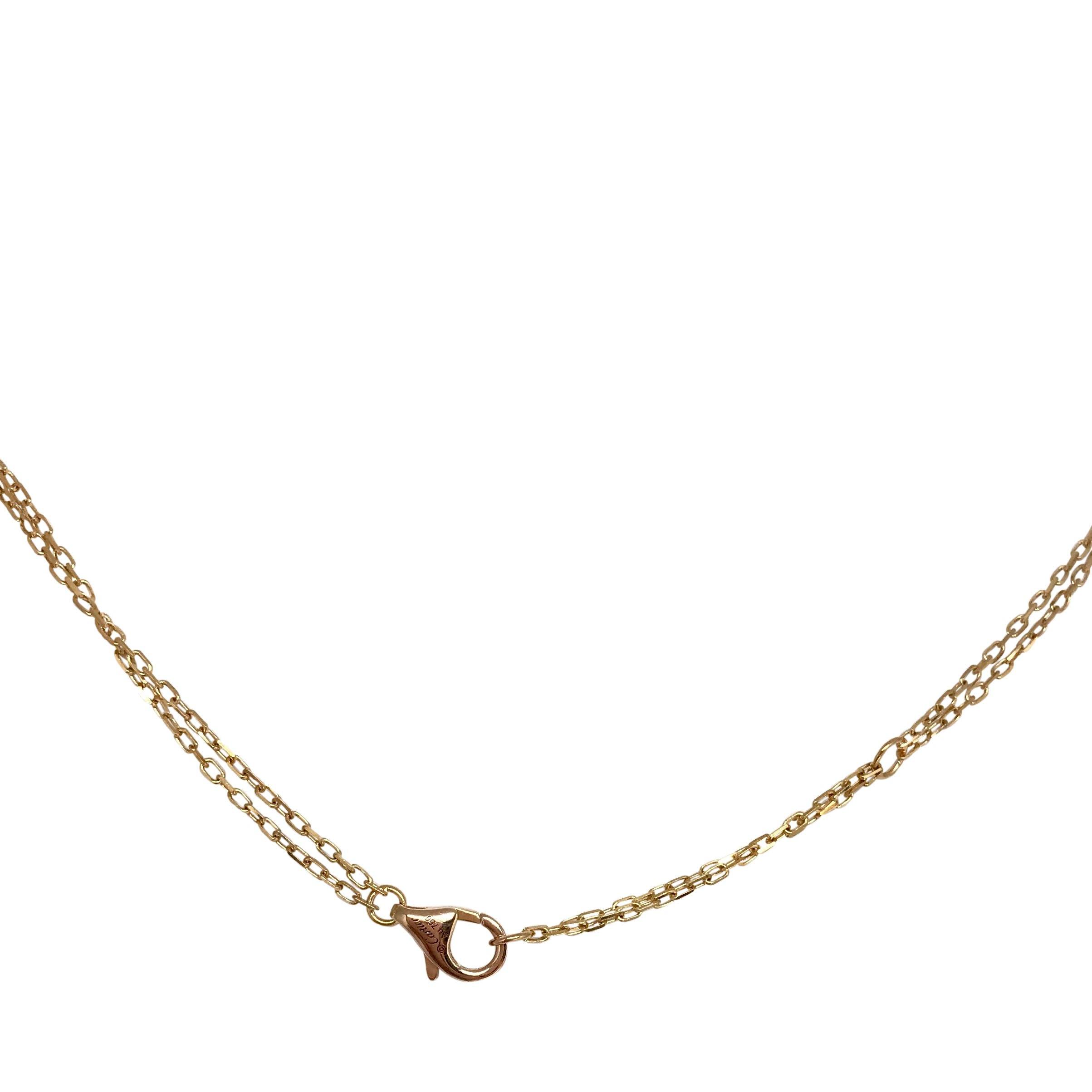 Cartier Love Necklace with 2 Diamonds