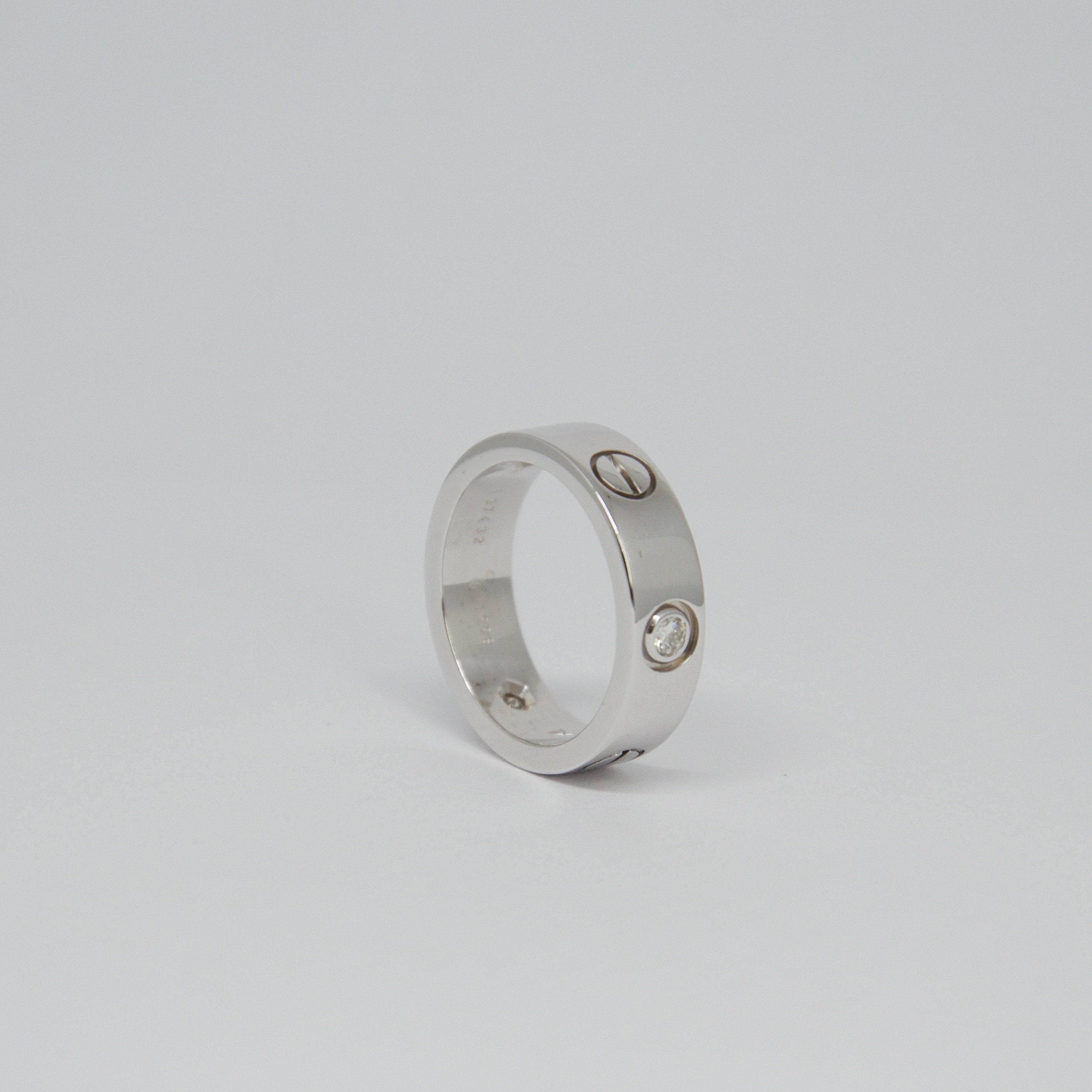 Cartier Love Ring with 3 Diamonds