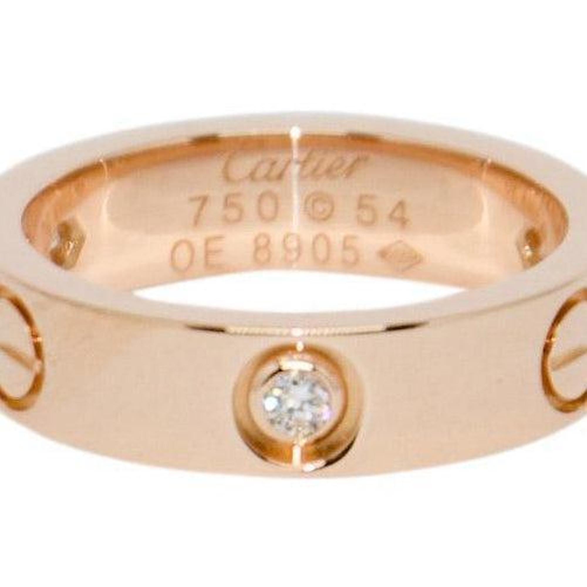 Cartier Love Ring with 3 Diamonds