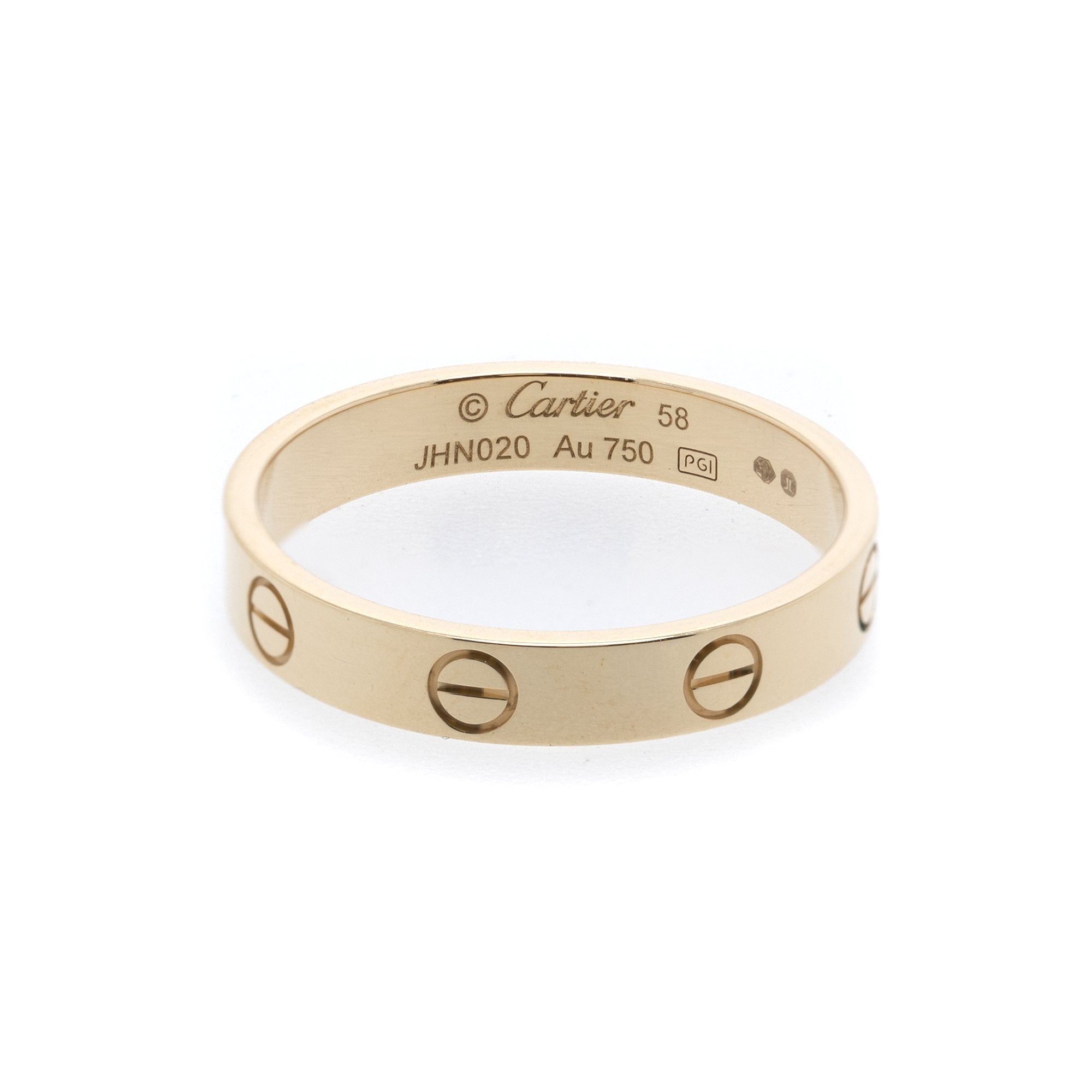 Cartier Love Wedding Band Ring