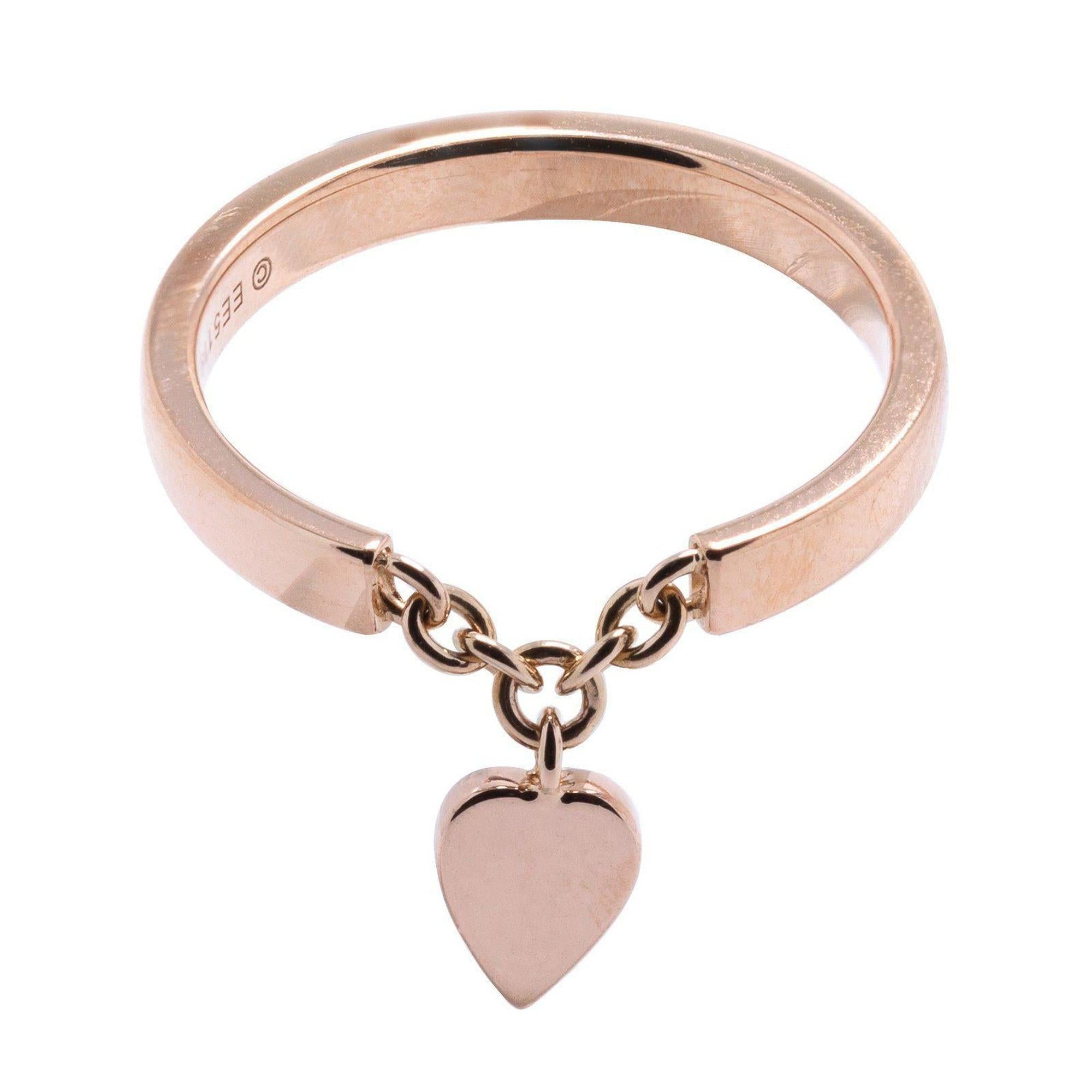 Cartier Mon'Amour Heart Charm Band Ring