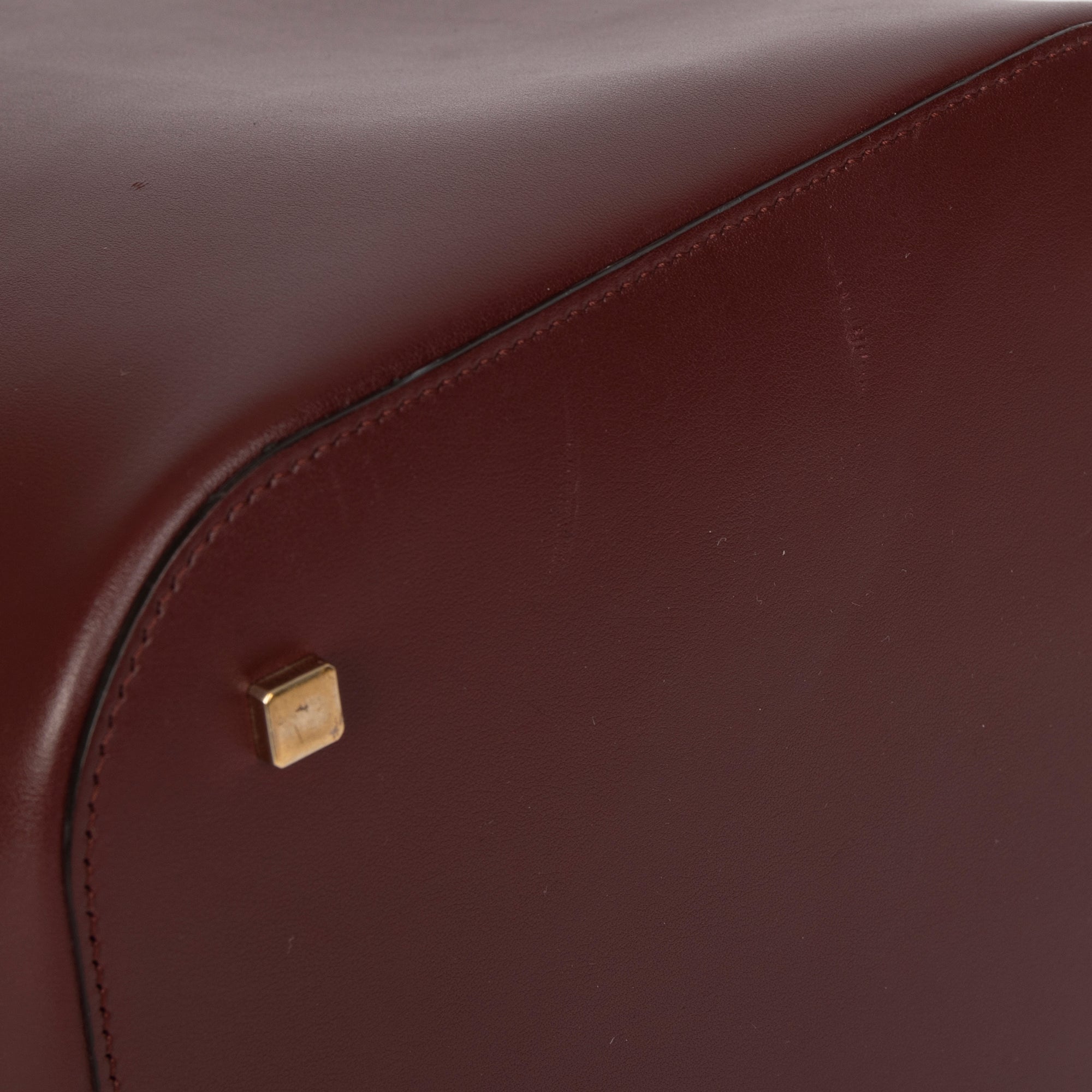 Cartier Must C Leather Bucket Bag w/ Receipt & Certificate