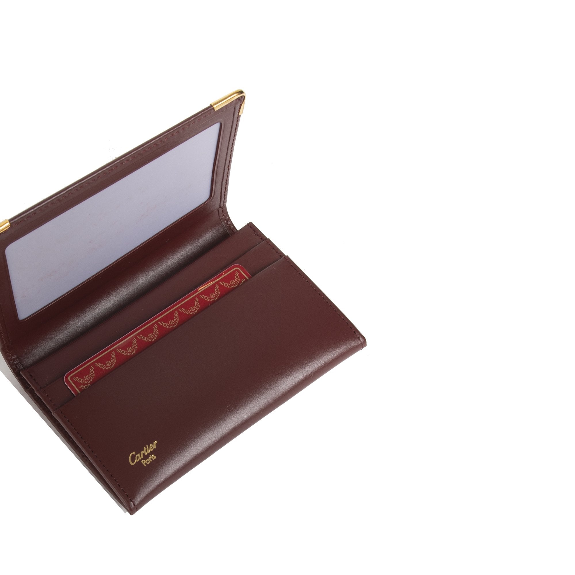 Cartier Must De Cartier ID Card Case w/ Box & Authenticity card