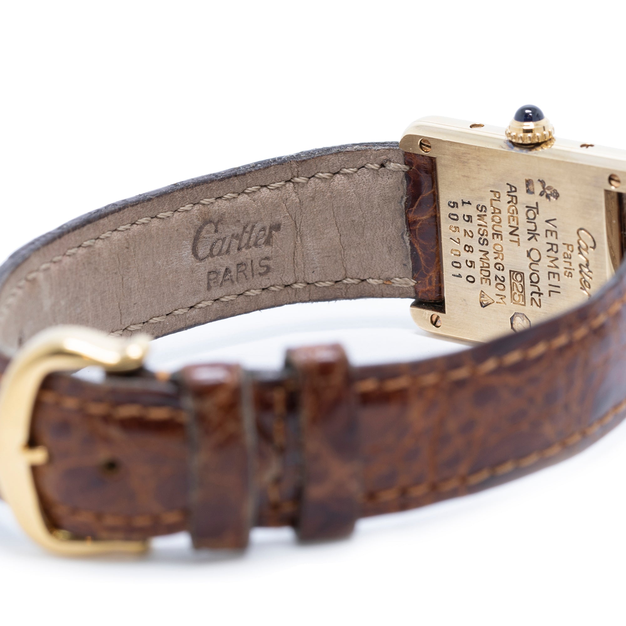 Cartier Must de Cartier Tank Vermeil Watch