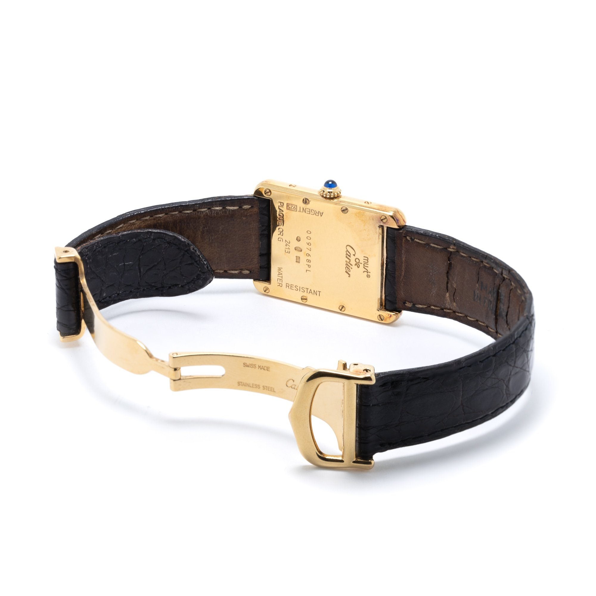 Cartier Must de Cartier Tank Vermeil Watch