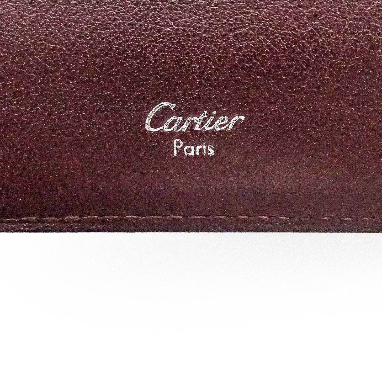 Cartier Onyx Bifold Cabochon French Wallet