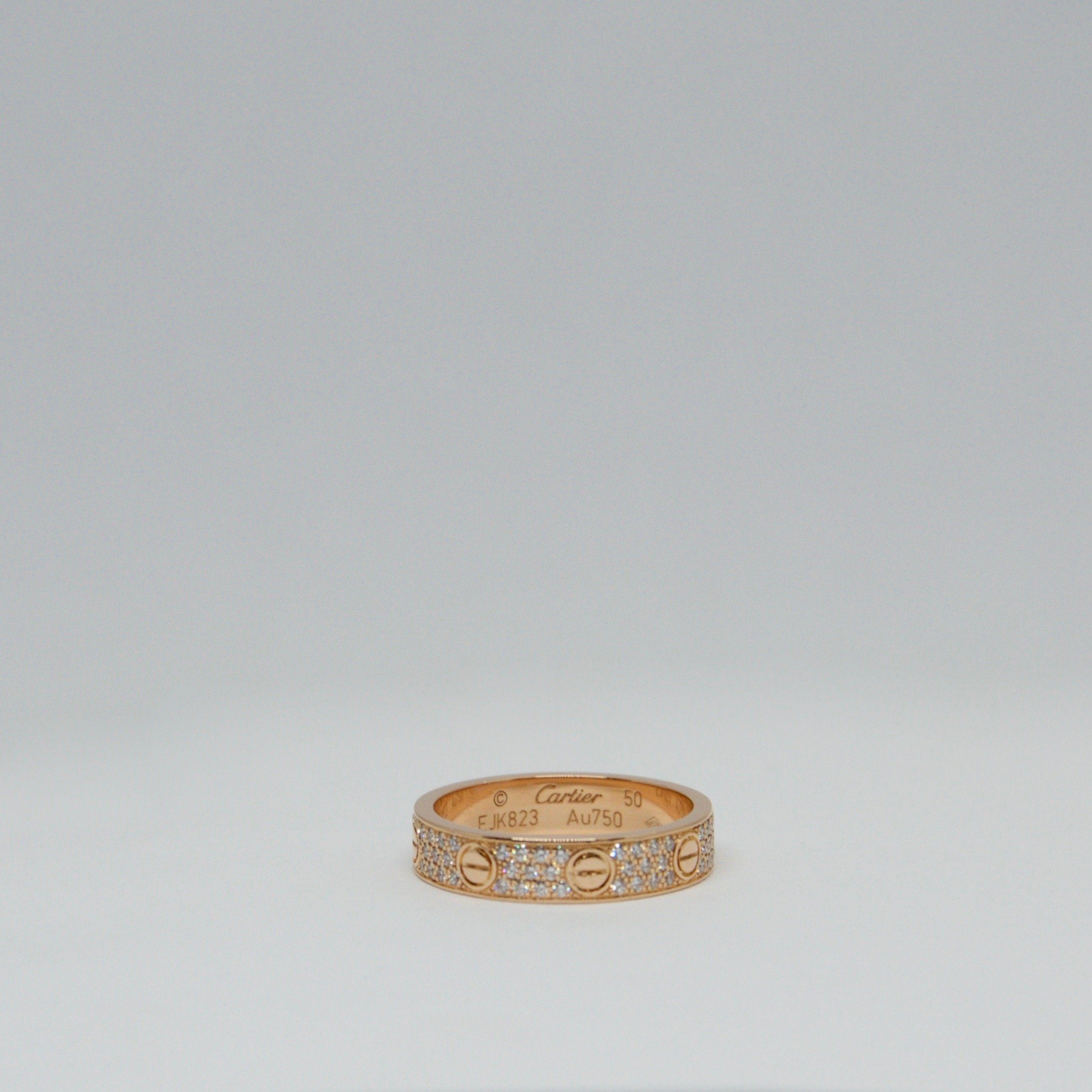 Cartier Pave Diamond Love Ring