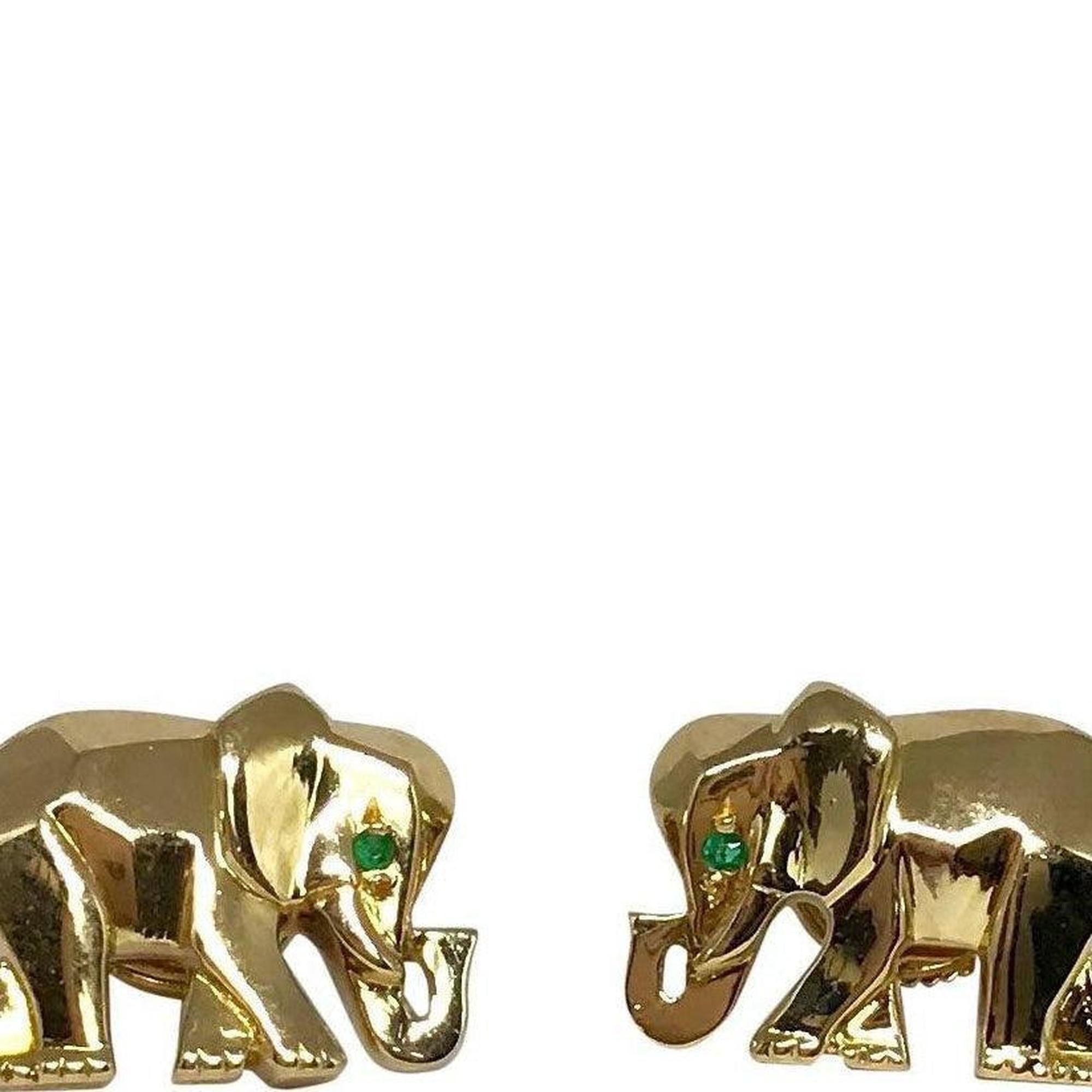 Cartier Rare Khandy Collection Vintage Elephant Earrings