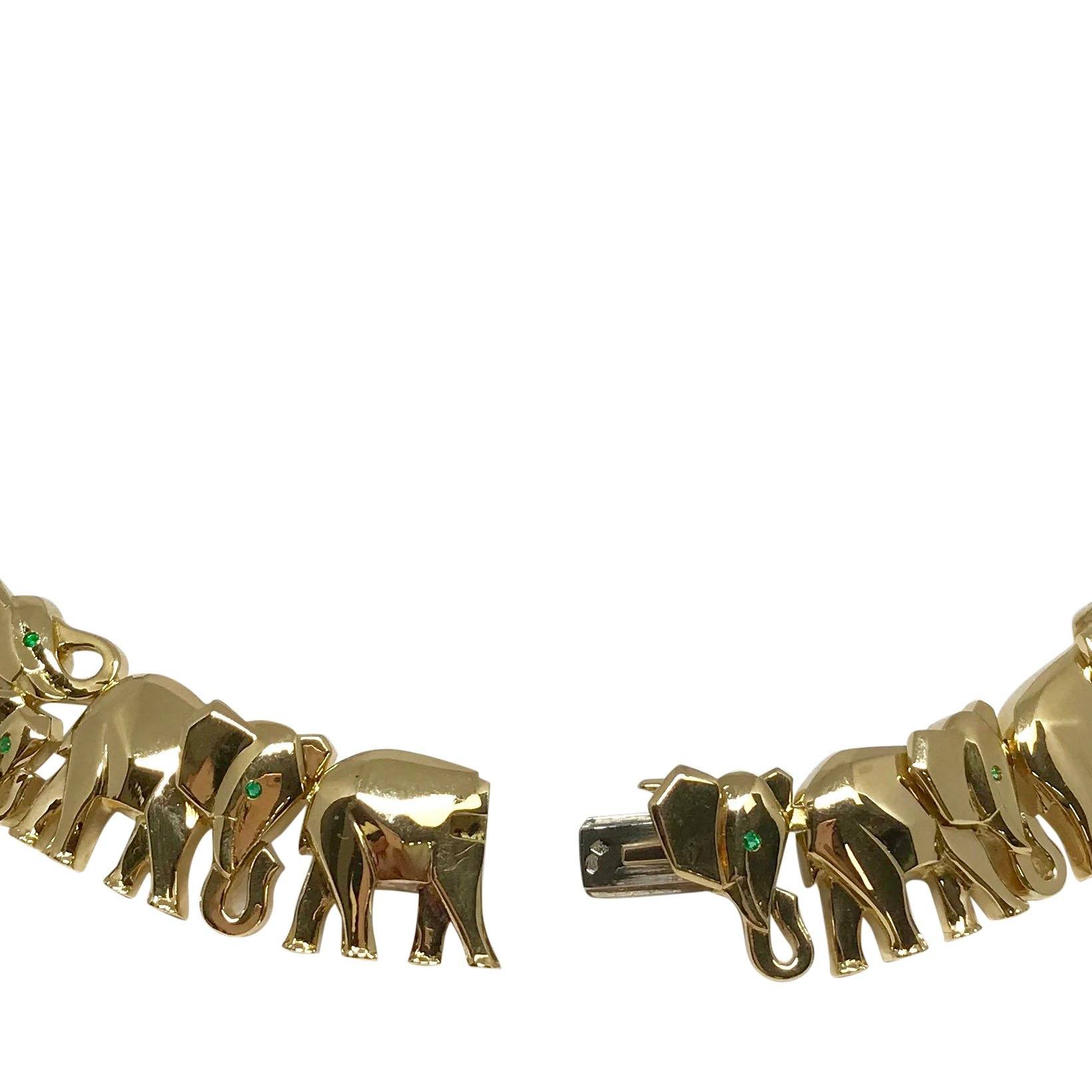 Cartier Rare Khandy Collection Vintage Elephant Necklace