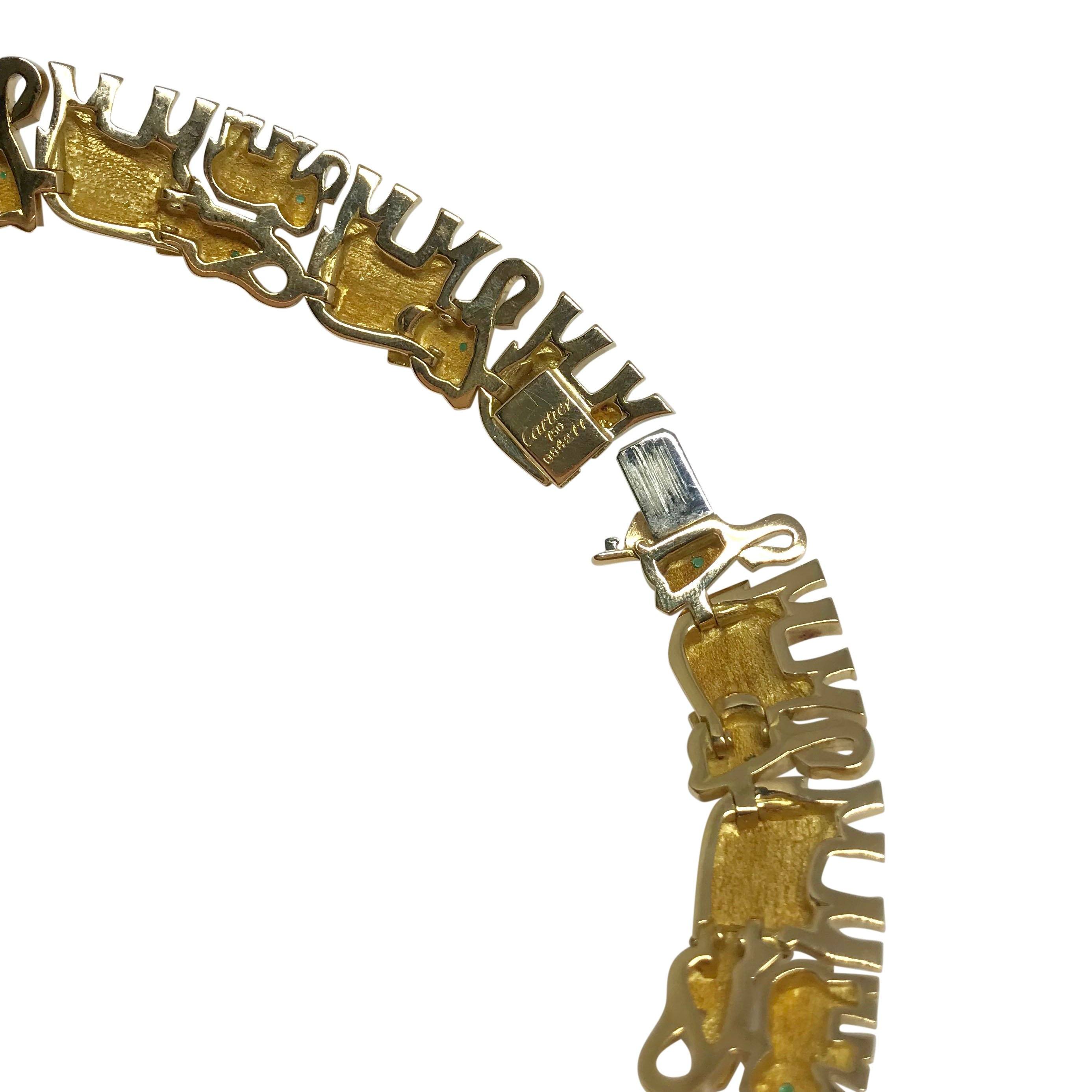 Cartier Rare Khandy Collection Vintage Elephant Necklace