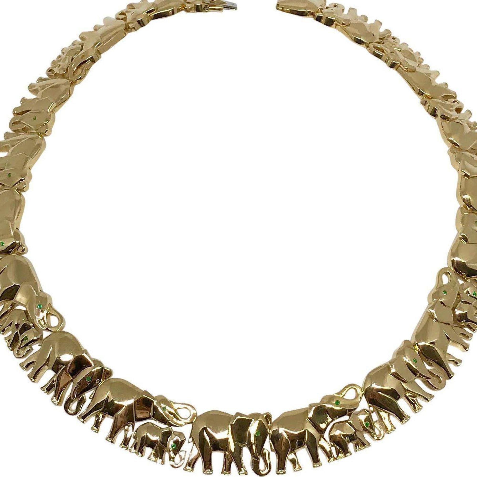 Cartier Rare Khandy Collection Vintage Elephant Necklace