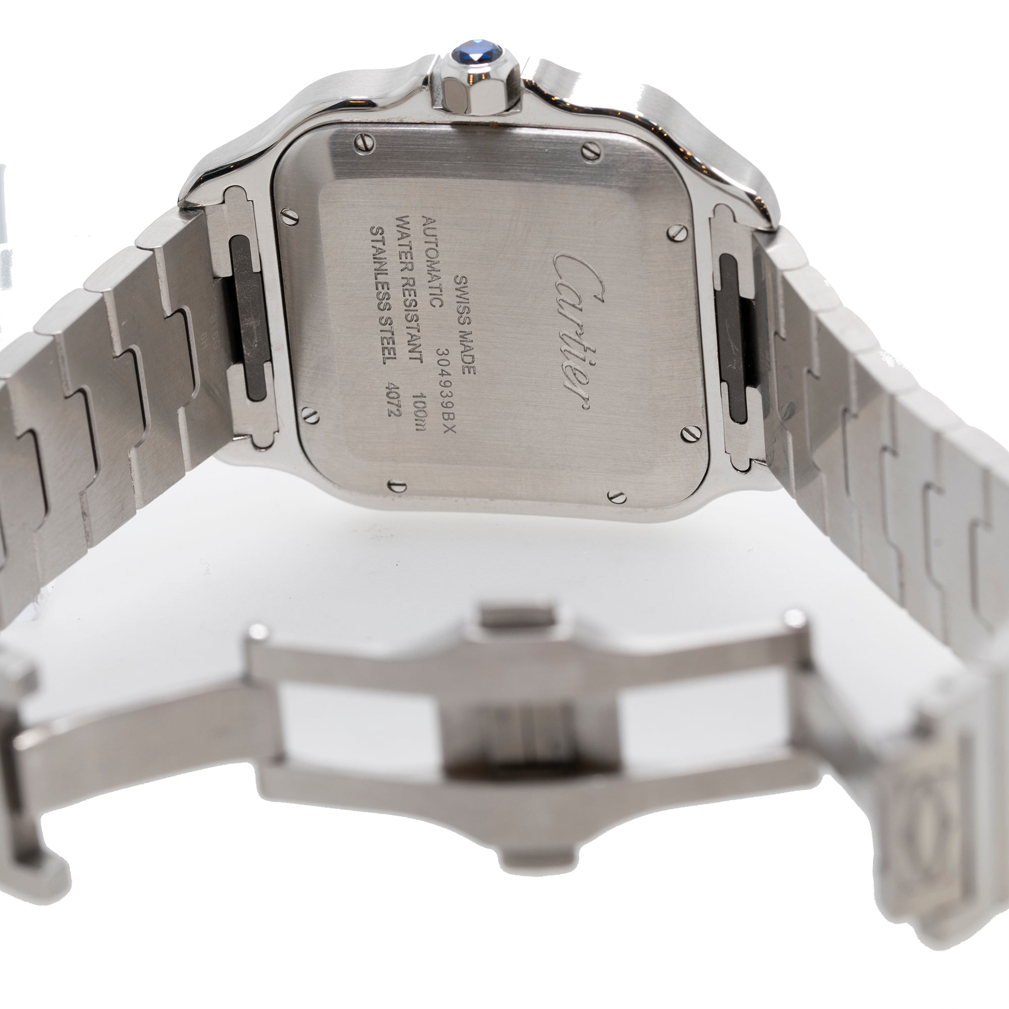 Cartier Santos de Cartier Watch, Large Model w/ Box & Papers