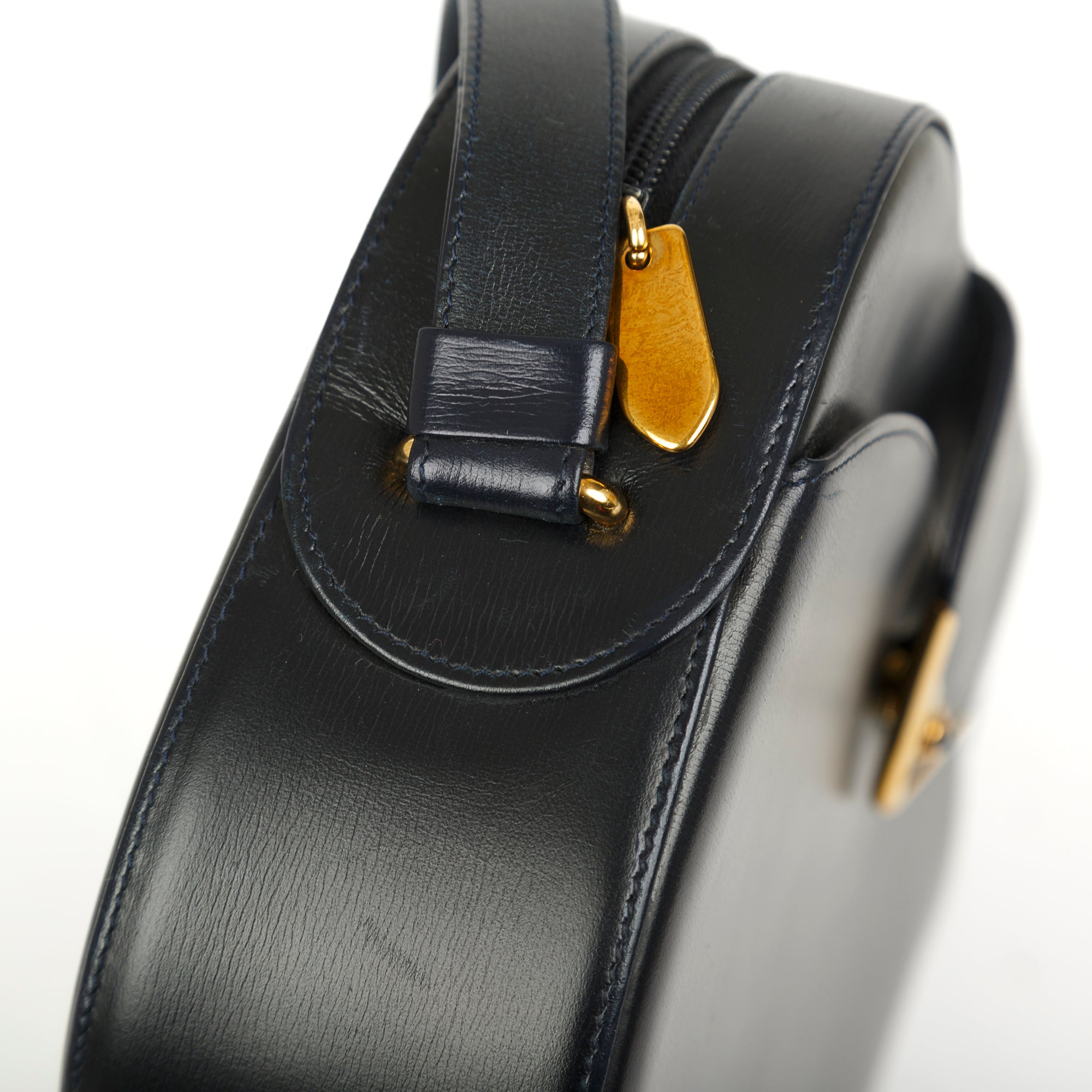 Cartier Sapphire Line Leather Crossbody Bag w/ Box