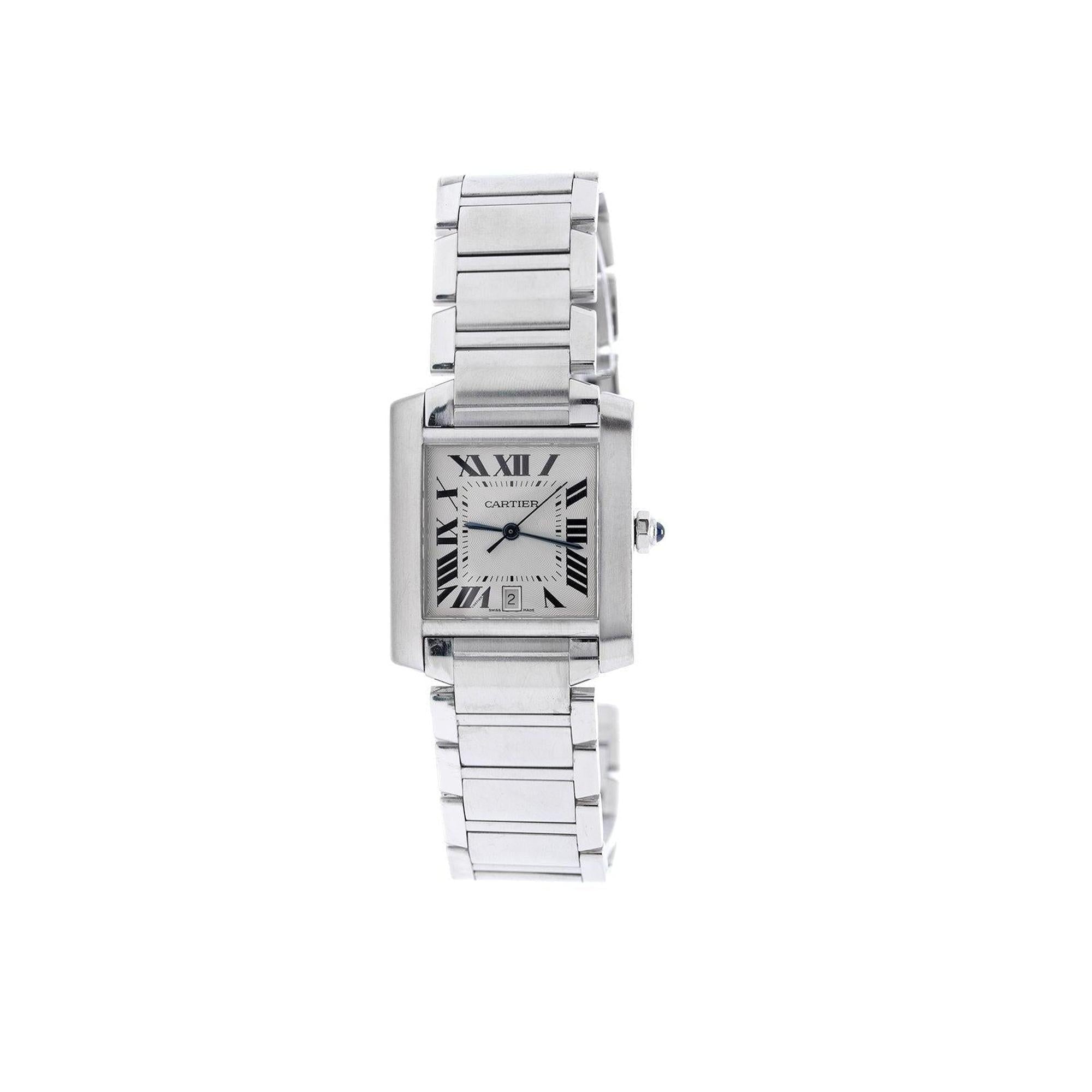 Cartier Tank Francaise Automatic Watch, Large Model w/ Box