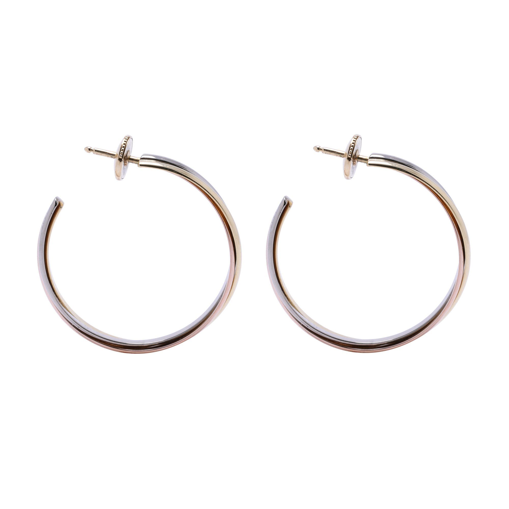 Cartier Trinity Hoop Earrings