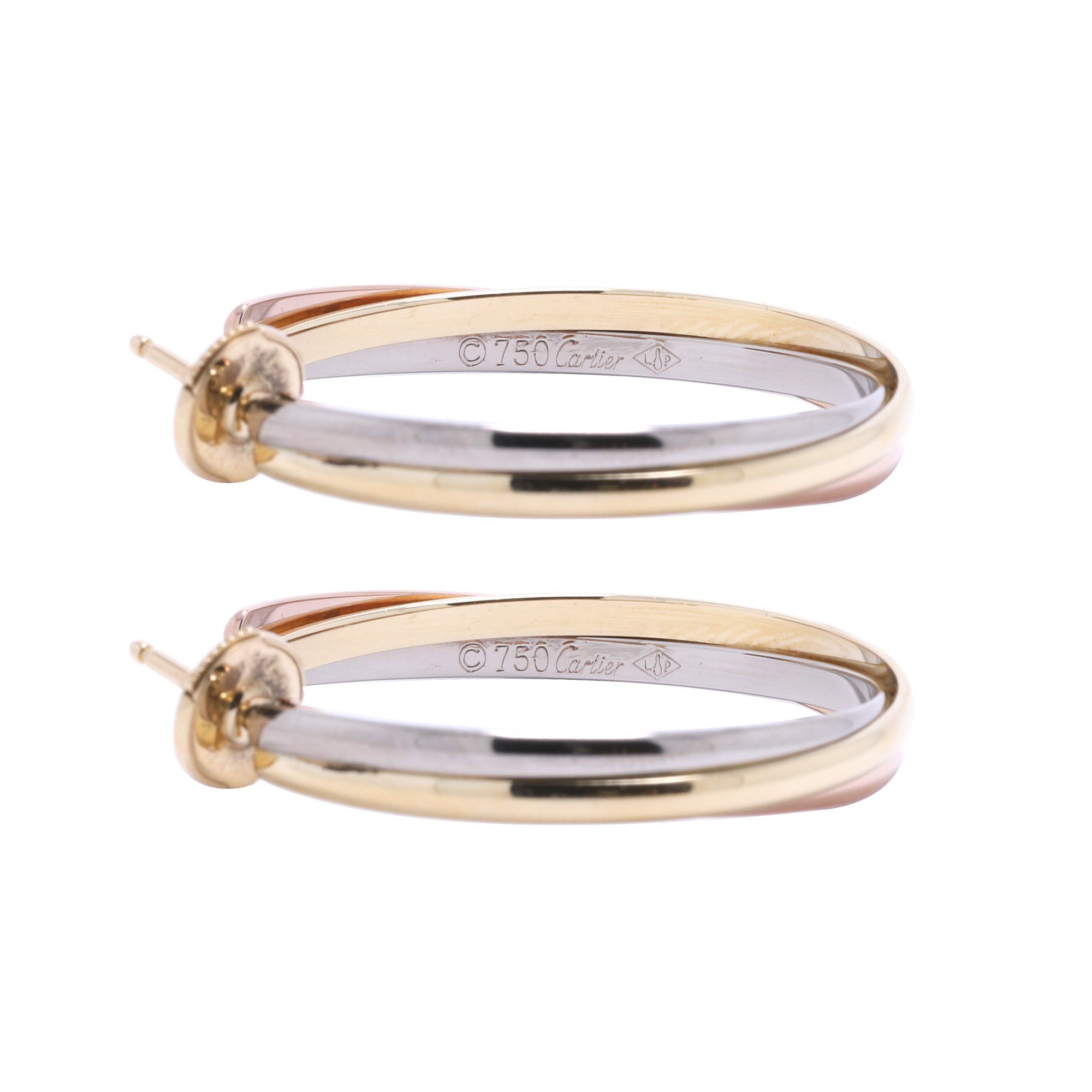 Cartier Trinity Hoop Earrings