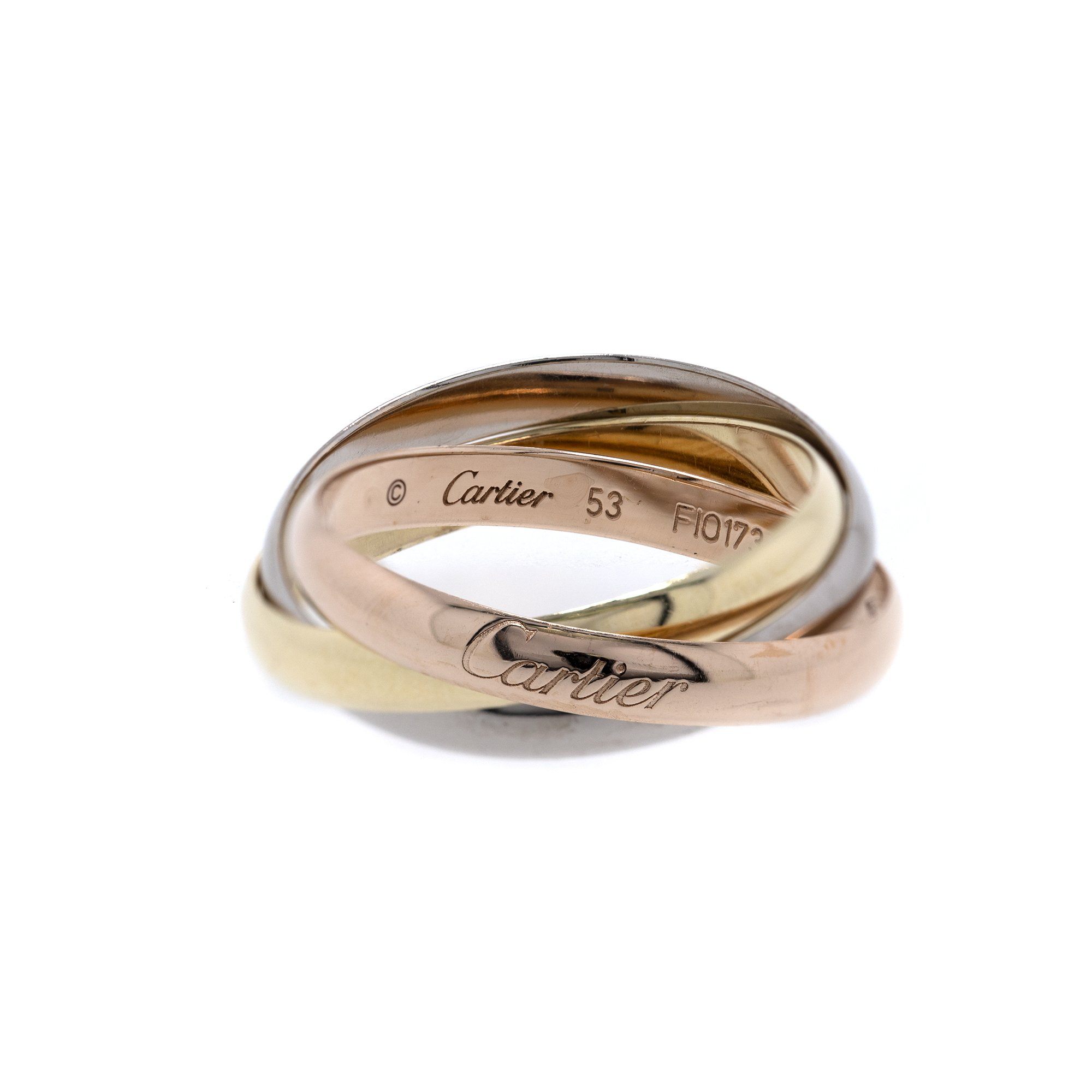 Cartier Trinity Rolling Ring, Small Model w/ Box & Certificate