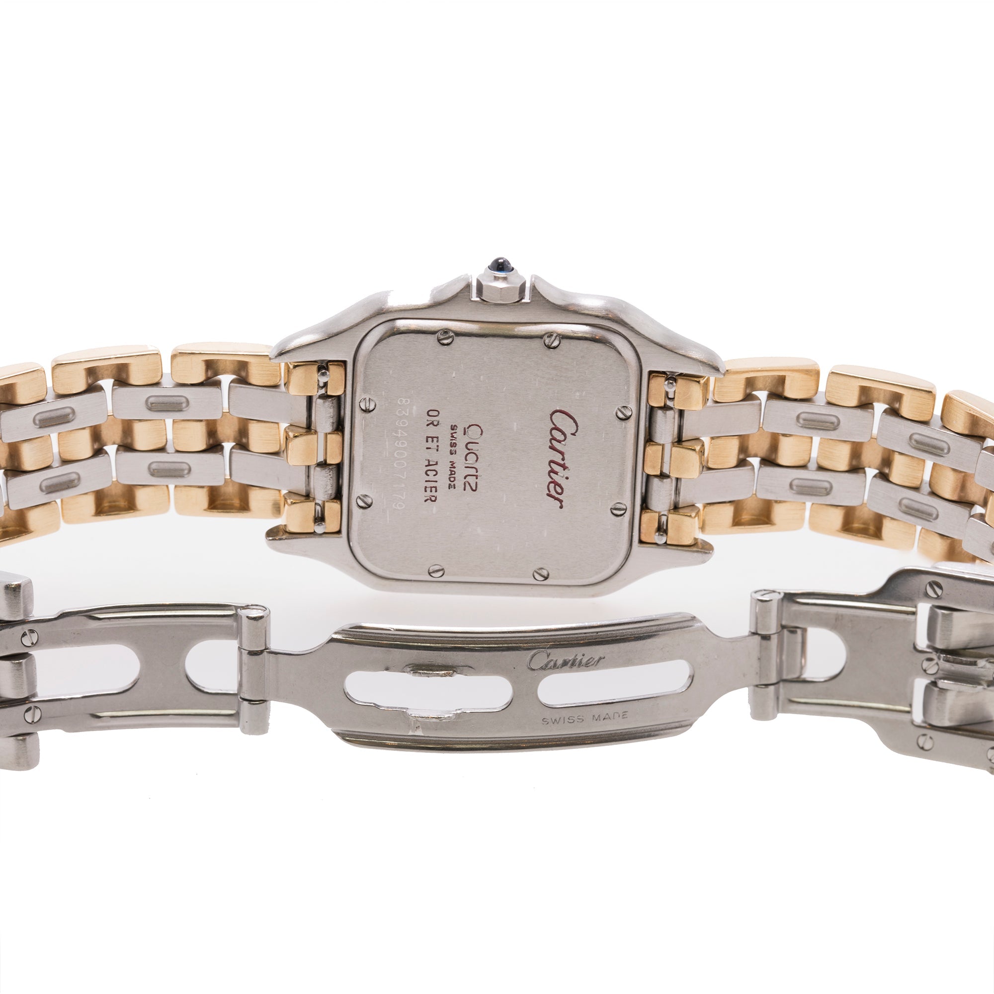 Cartier Two-Tone 3-Row Gold Panthere de Cartier Watch