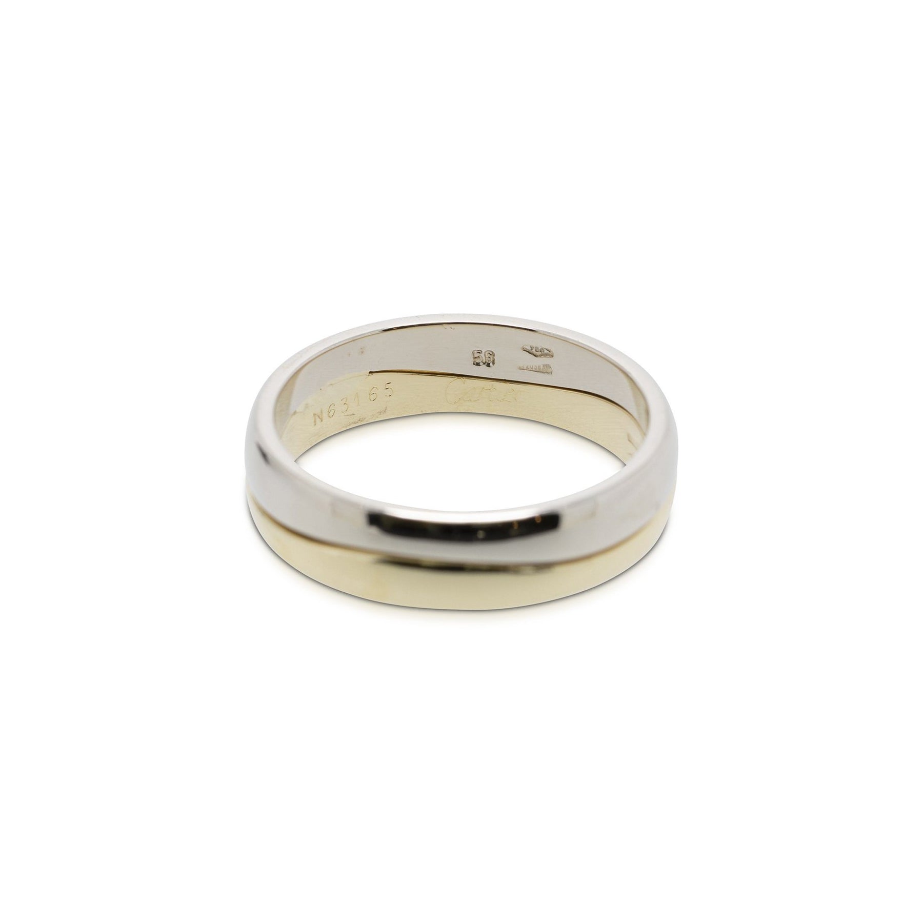 Cartier Two-Tone Love Me Ring Set Band