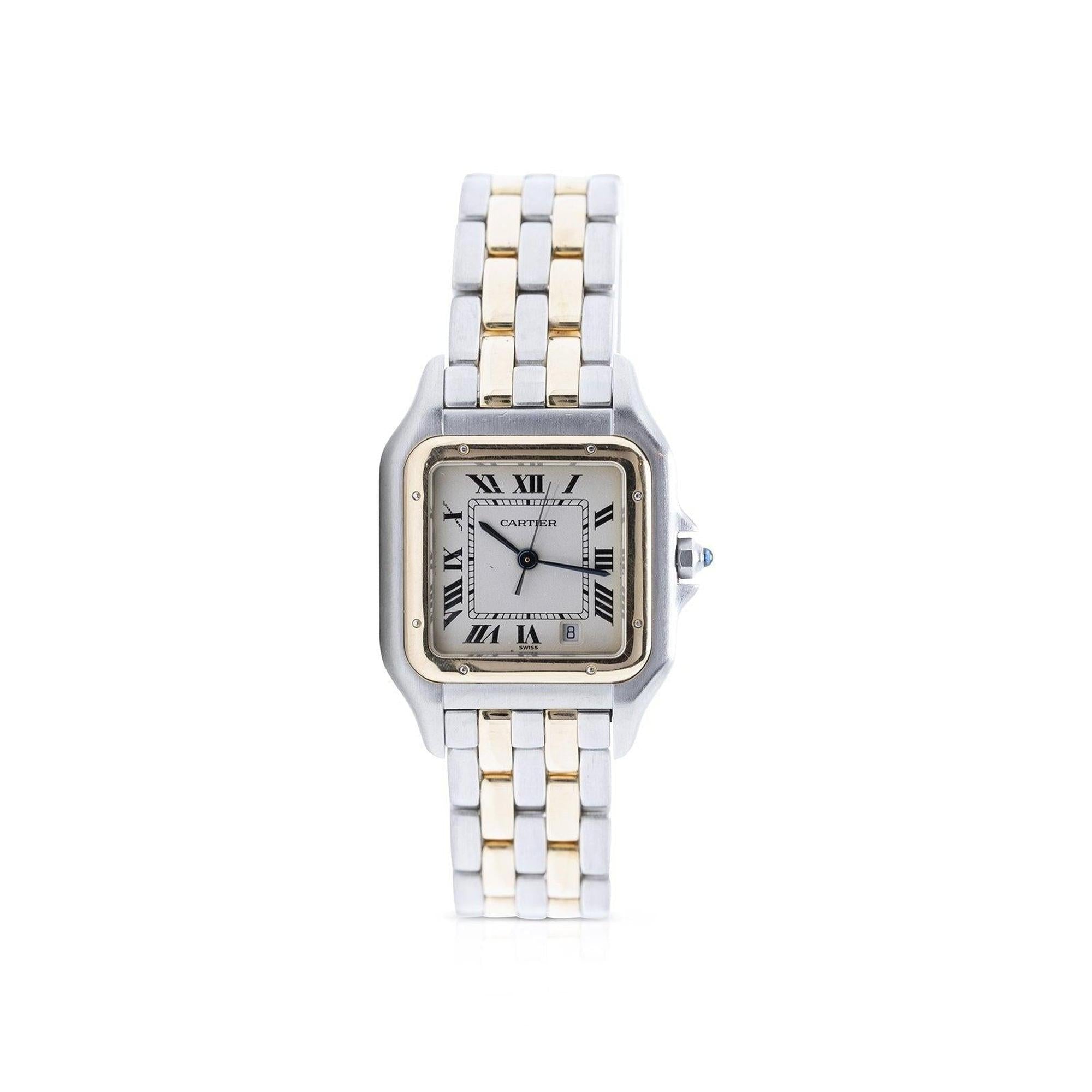 Cartier Two-Tone Panthere Watch, Medium Model