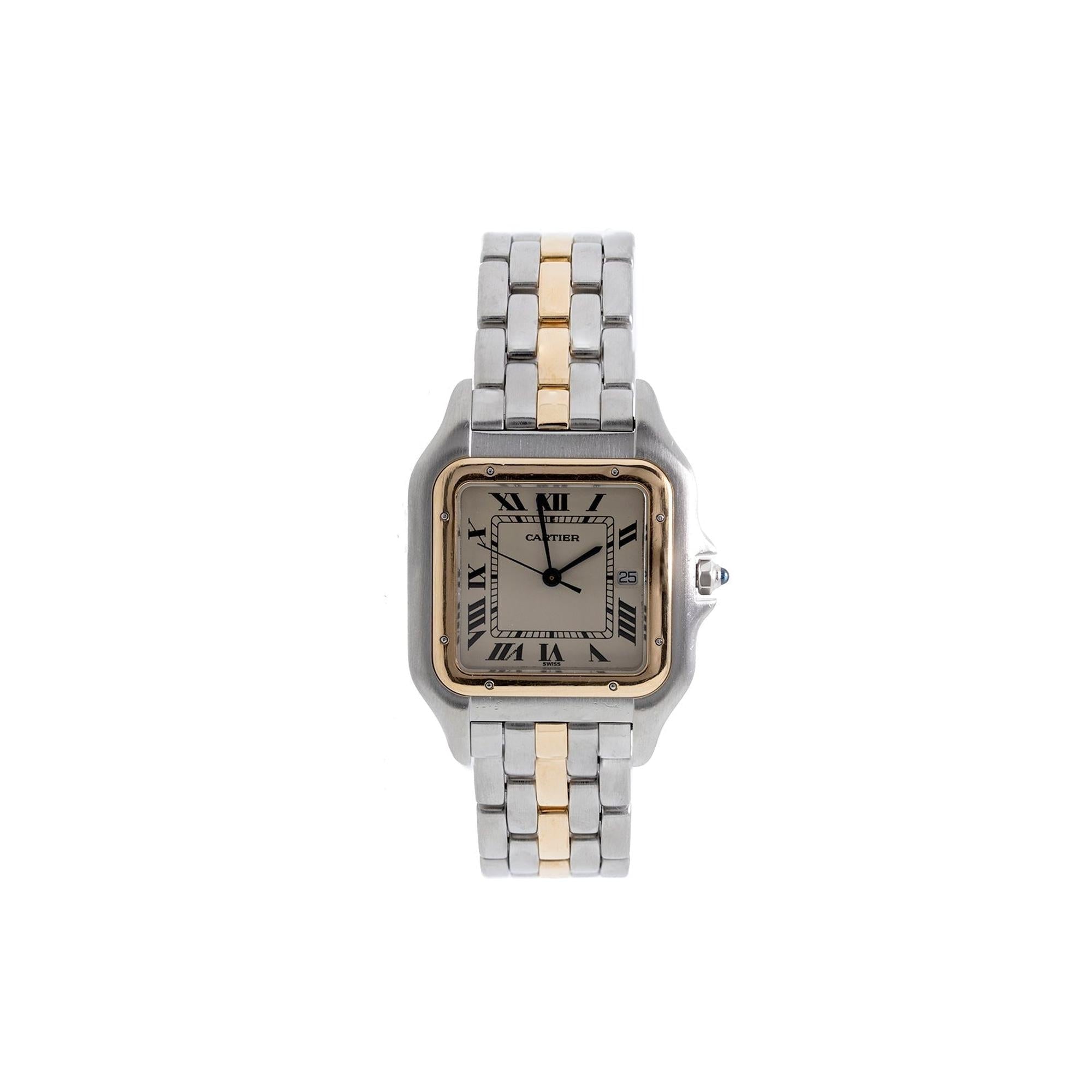 Cartier Two-Tone Panthere de Cartier Watch w/ Box & Papers