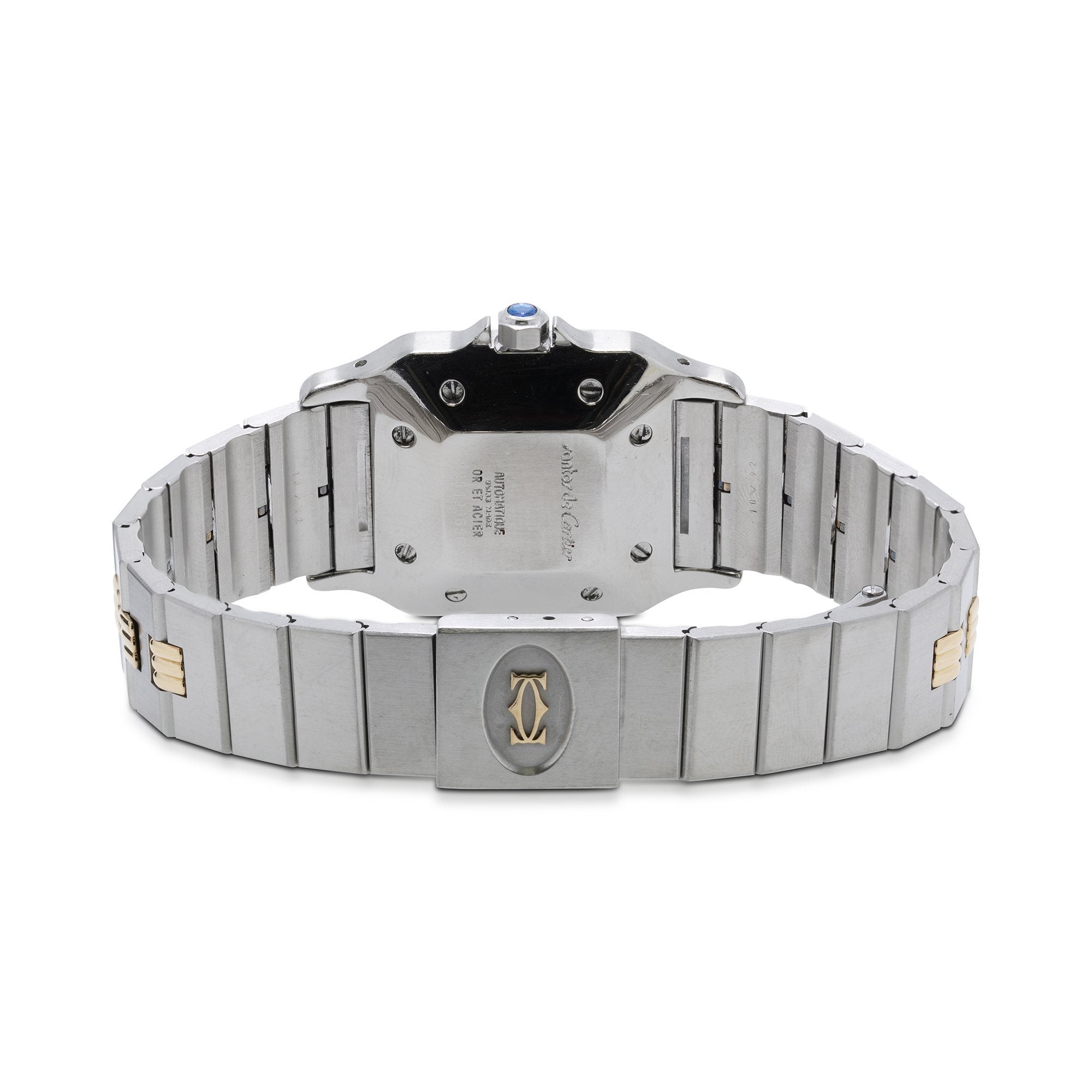 Cartier Two-Tone Santos Galbee Automatic Watch