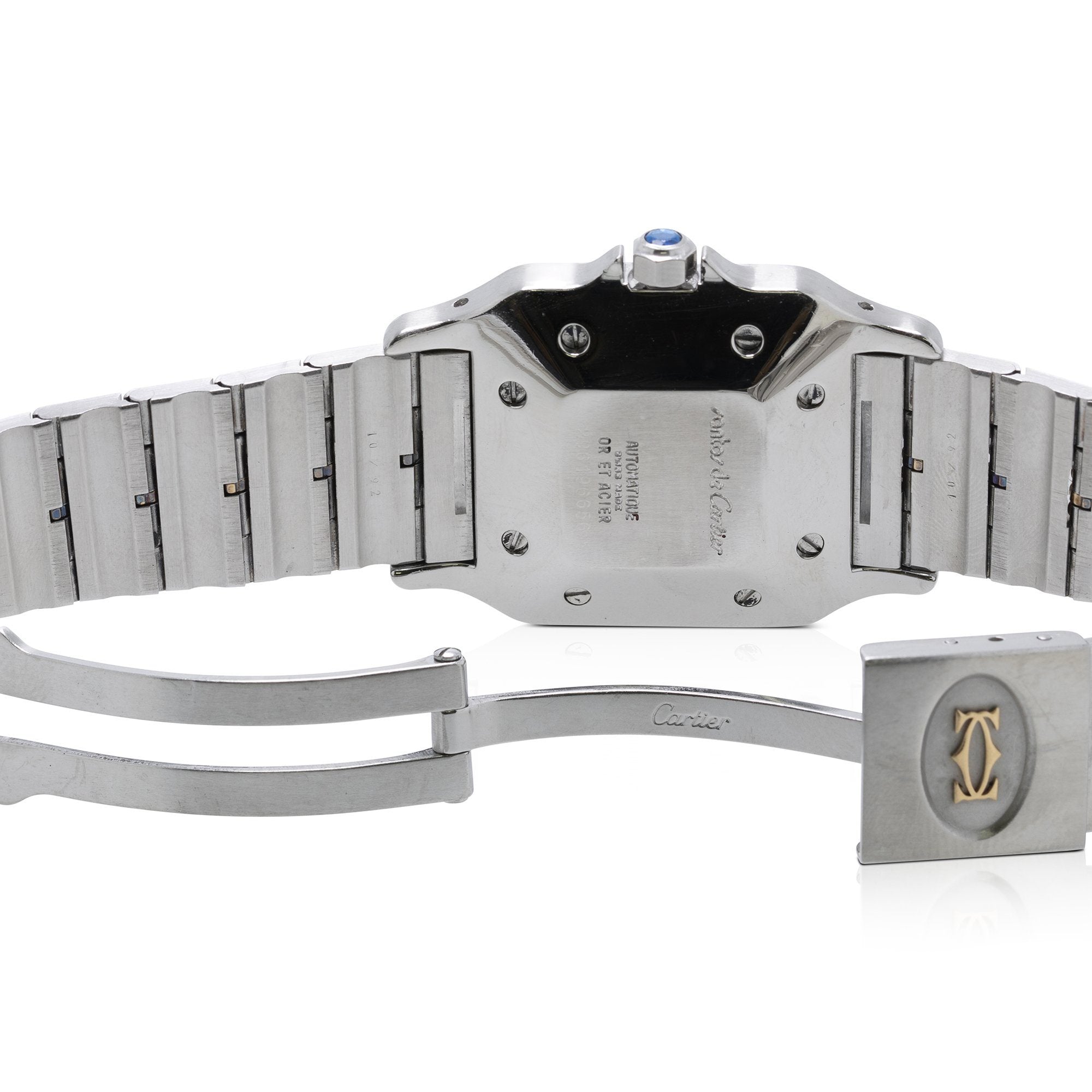 Cartier Two-Tone Santos Galbee Automatic Watch