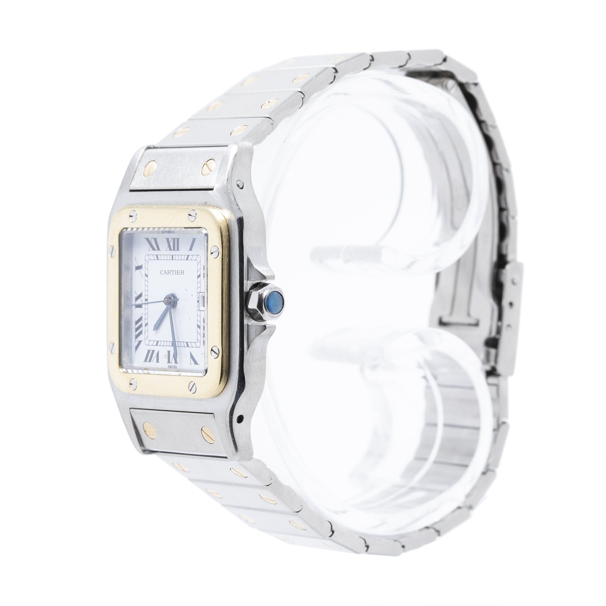 Cartier Two-Tone Santos Galbee Automatic Watch