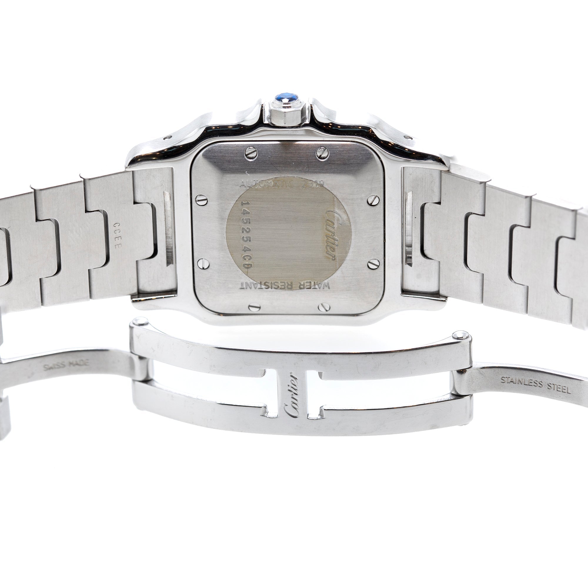 Cartier Two-Tone Santos Galbee Automatic Watch
