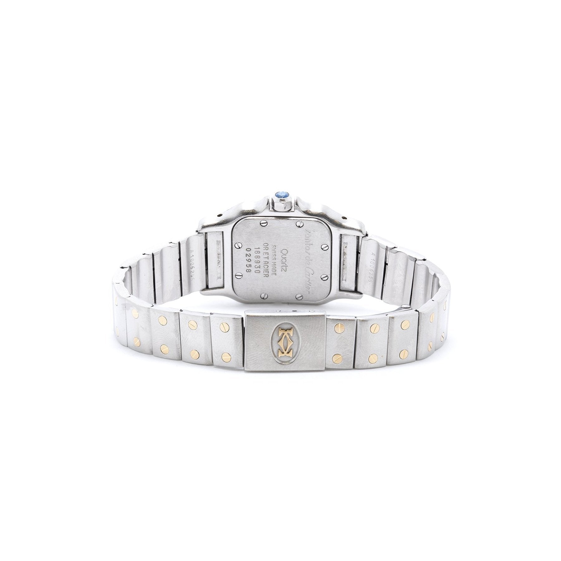 Cartier Two-Tone Santos Galbee Watch