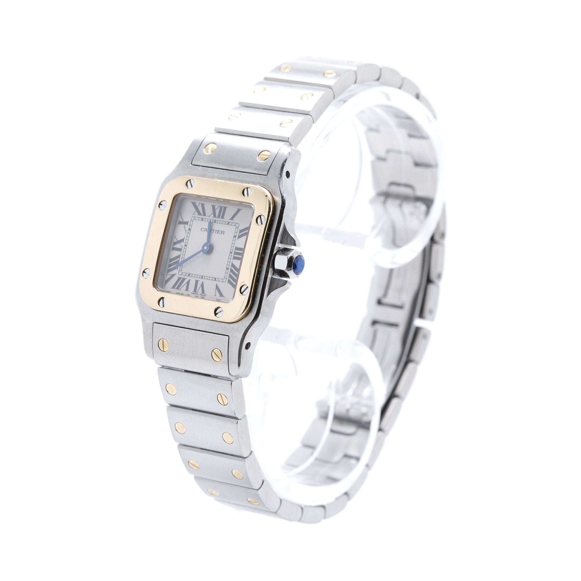 Cartier Two-Tone Santos Galbee Watch