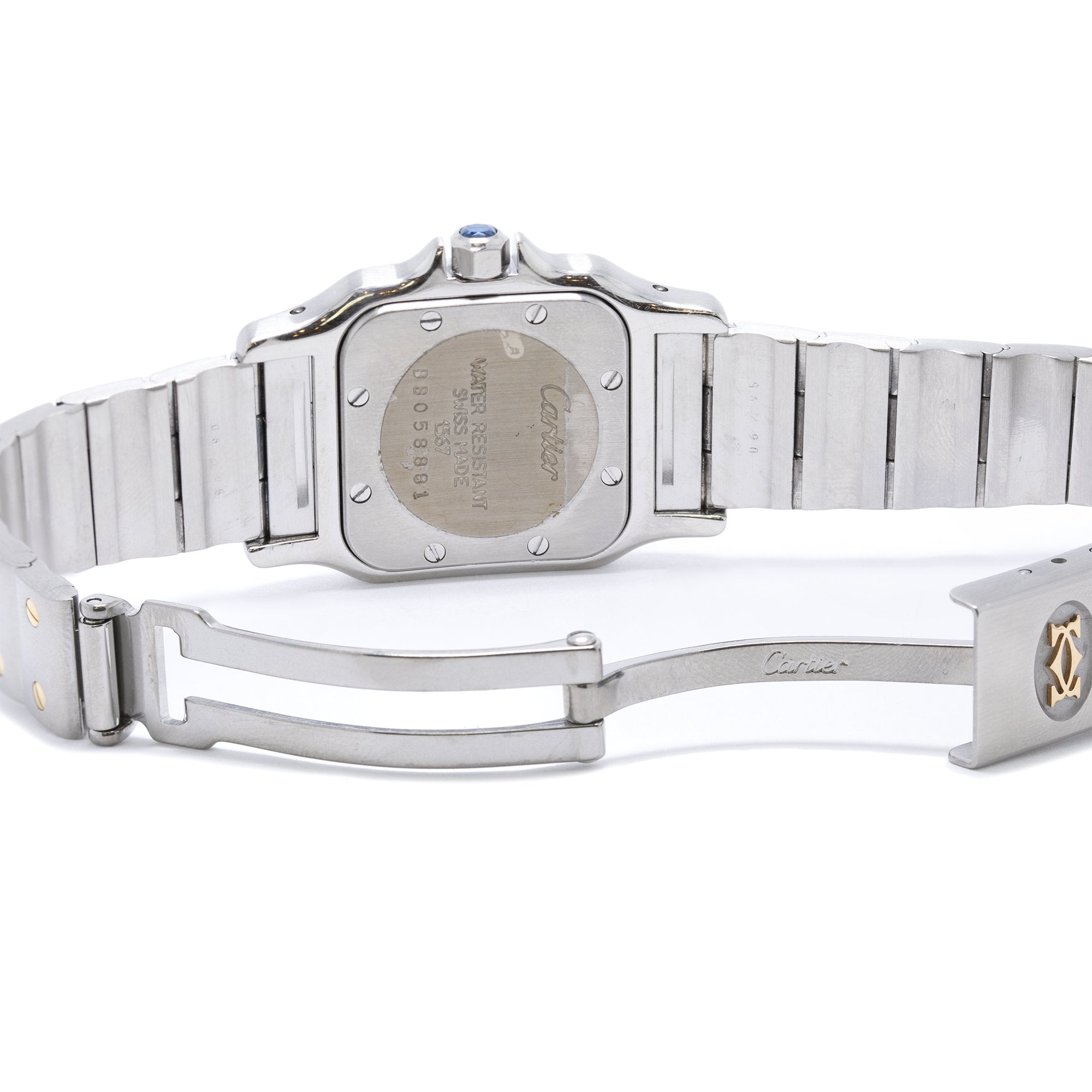 Cartier Two-Tone Santos Galbee Watch
