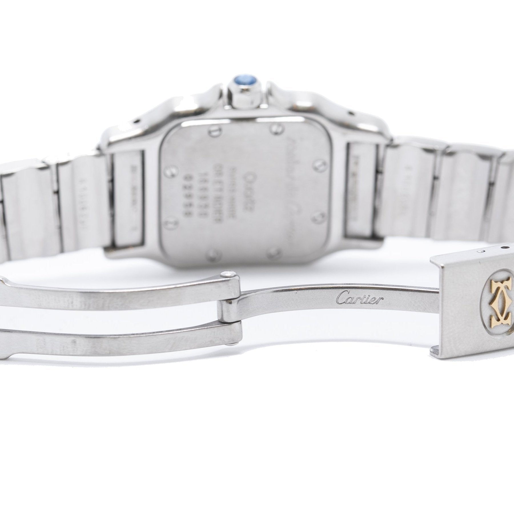 Cartier Two-Tone Santos Galbee Watch