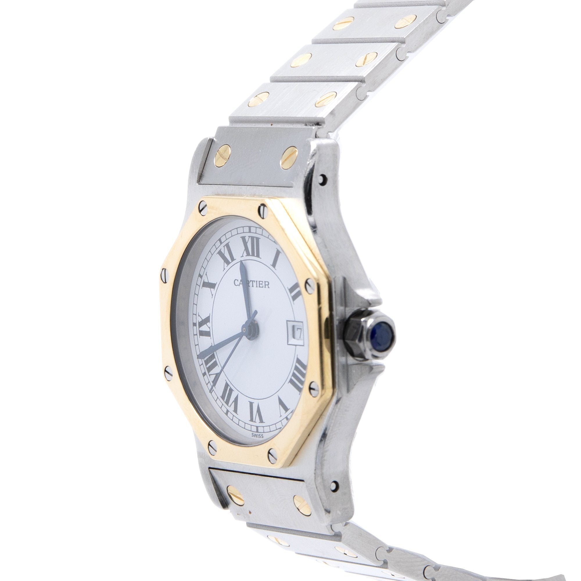 Cartier Two-Tone Santos Octagon Watch