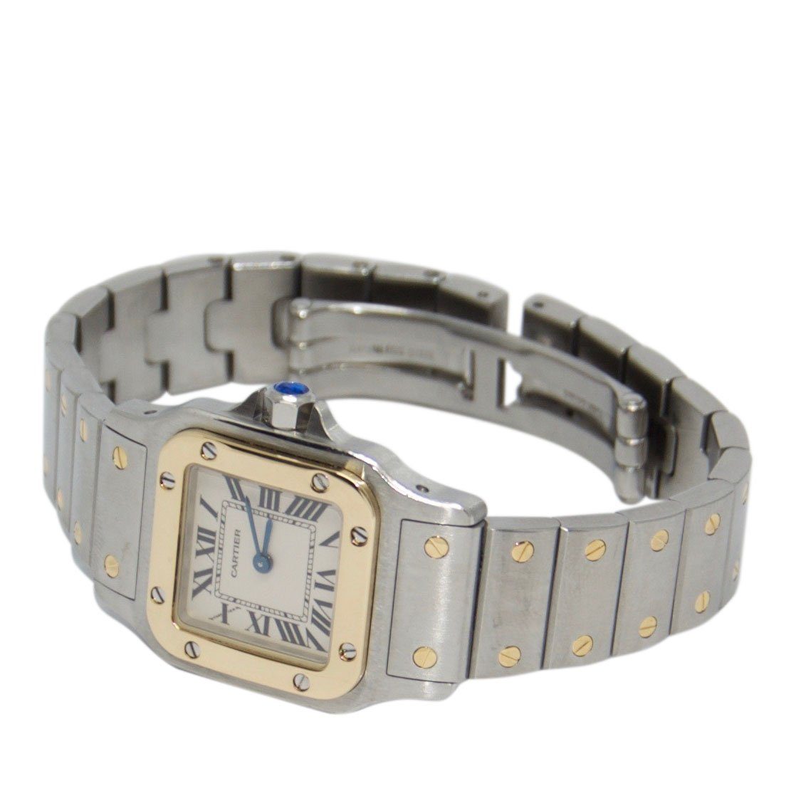 Cartier Two-Tone Santos de Cartier Galbee Watch
