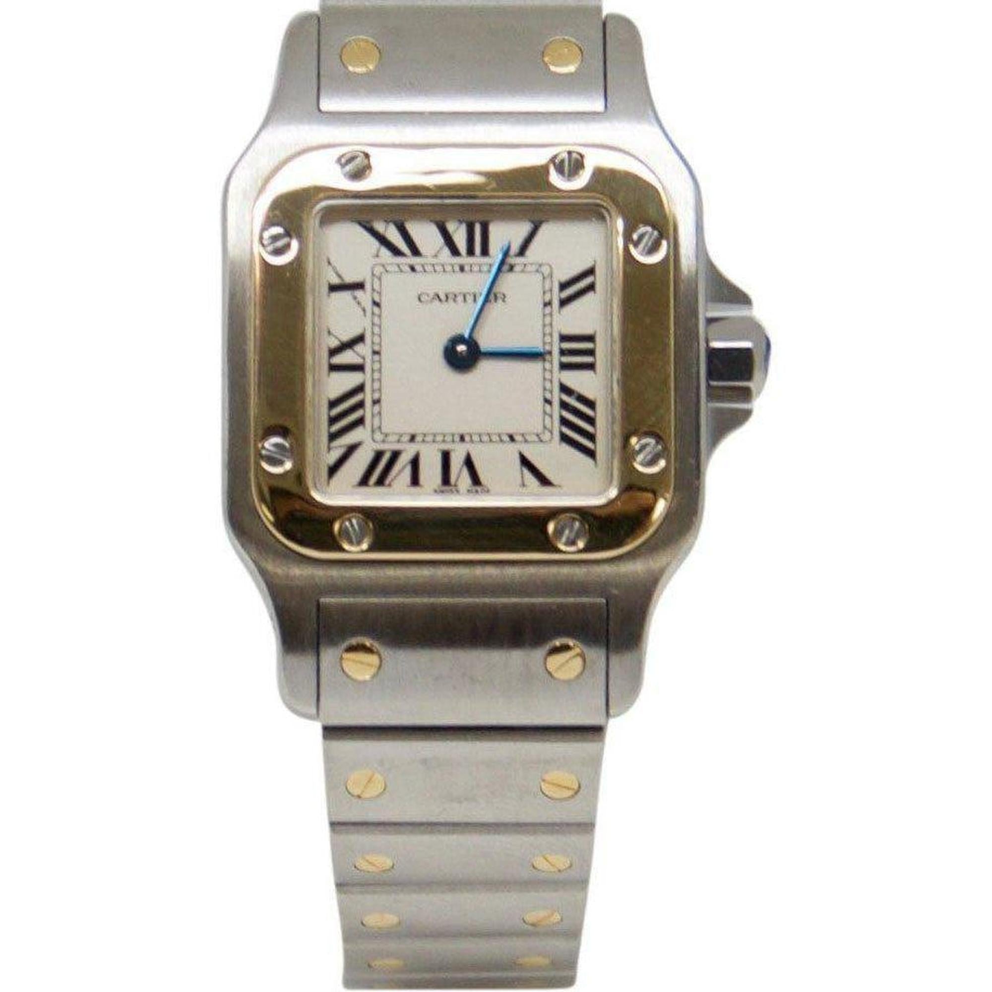 Cartier Two-Tone Santos de Cartier Galbee Watch
