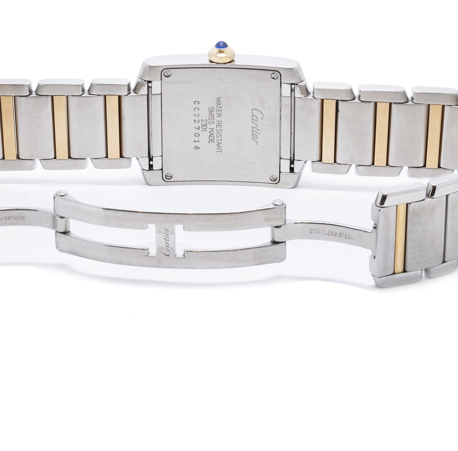 Cartier Two-Tone Tank Francaise Watch, Medium Model