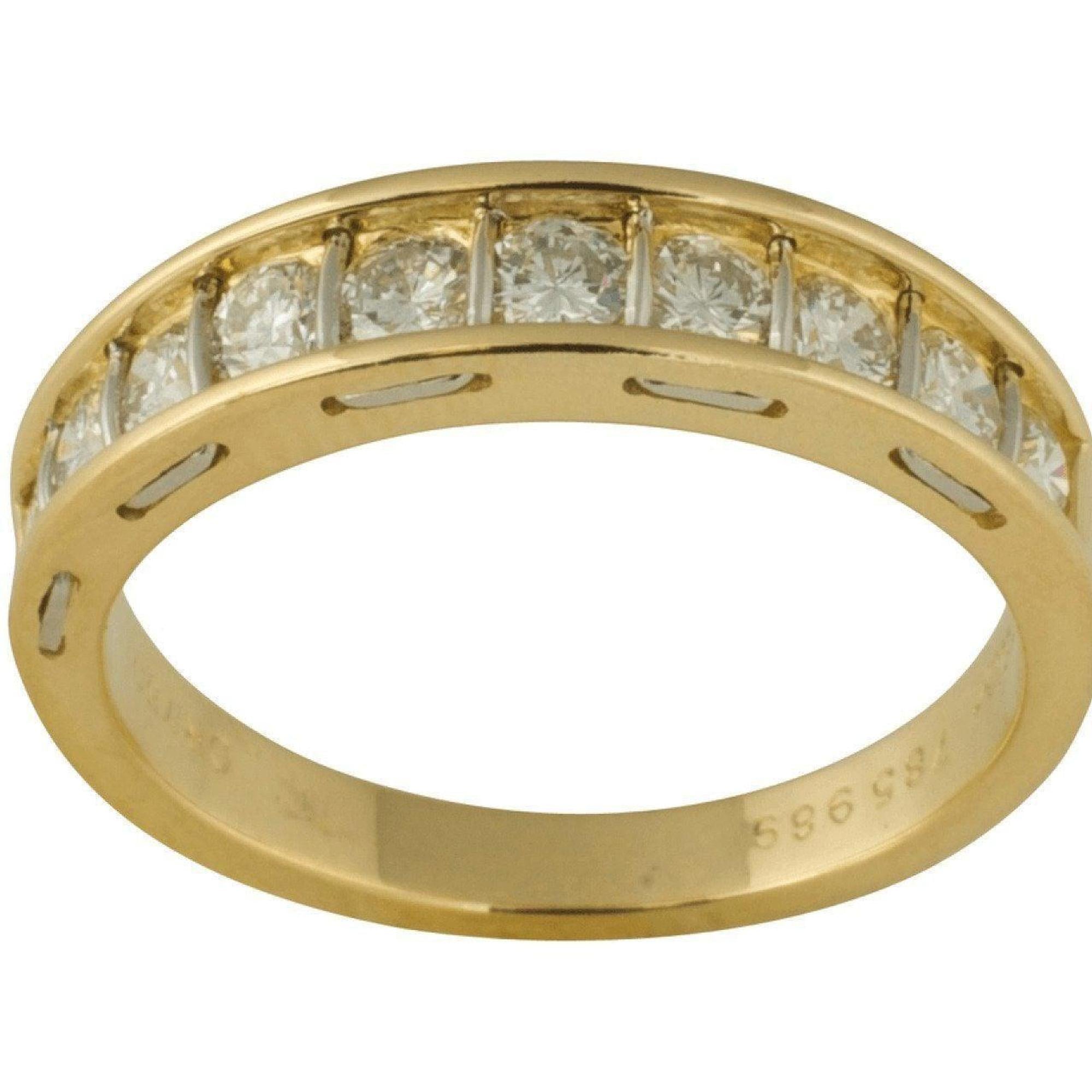 Cartier Vintage Channel-Set Diamond Band Ring