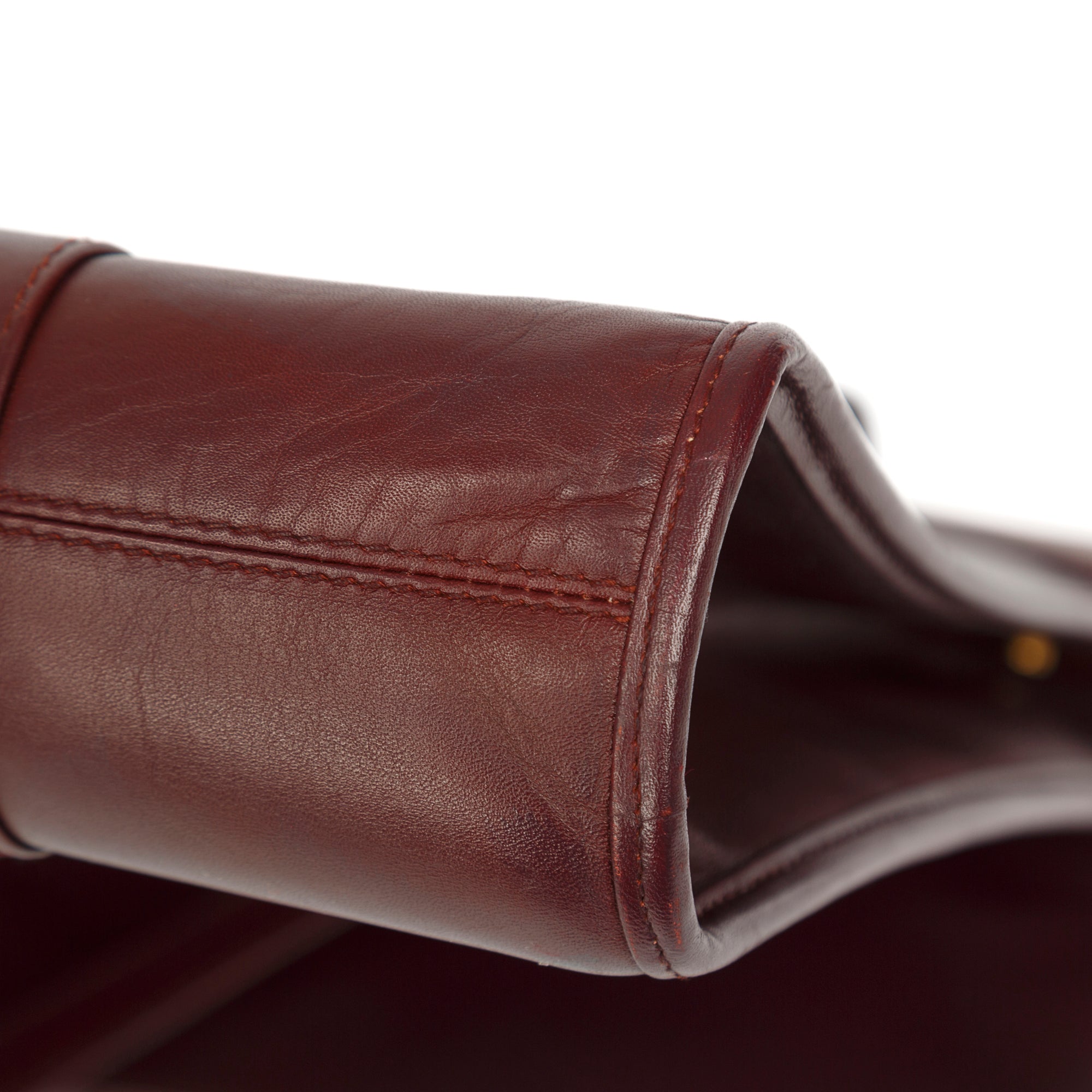 Cartier Vintage Large Leather Tote Bag w/ Box