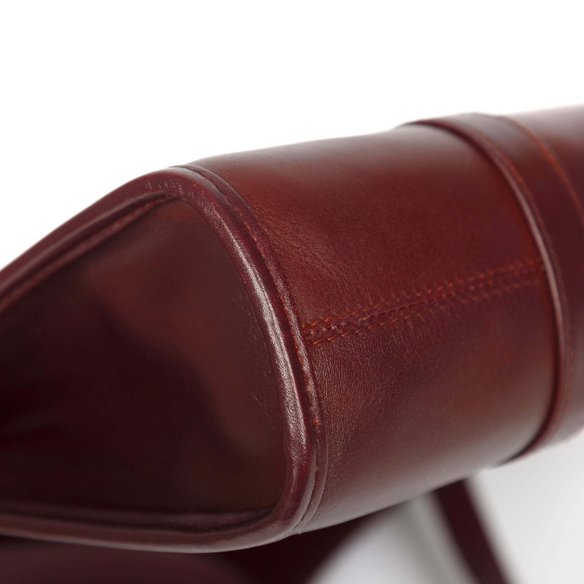 Cartier Vintage Large Leather Tote Bag w/ Box