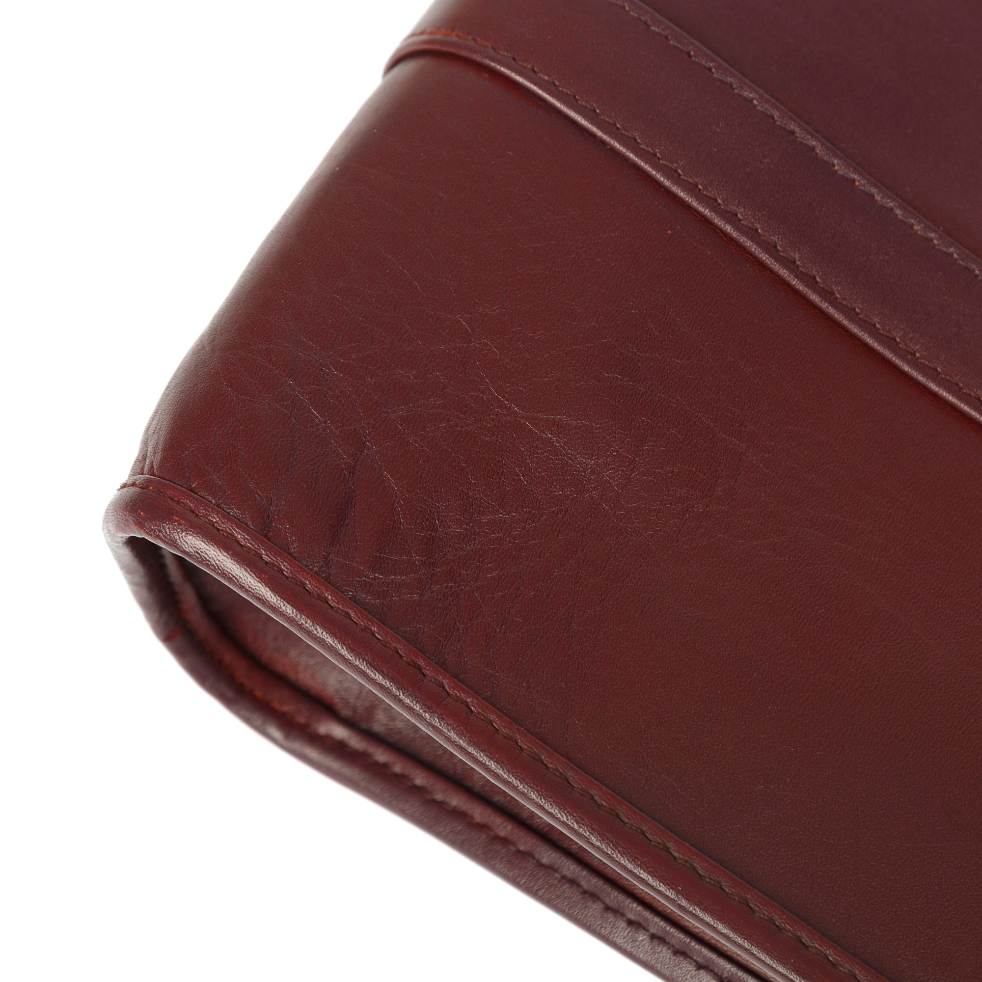 Cartier Vintage Large Leather Tote Bag w/ Box