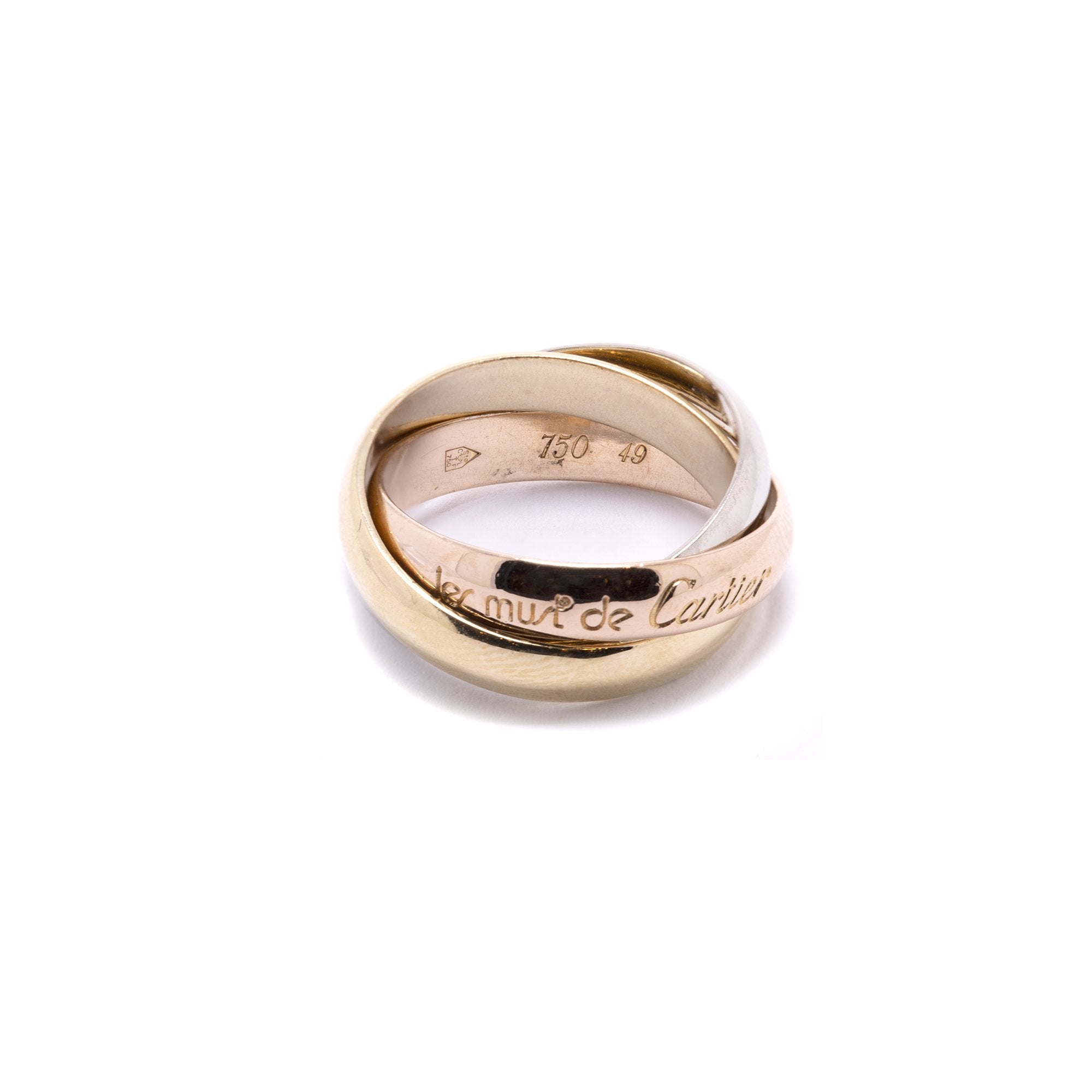 Cartier Vintage Le must de Cartier Trinity Rolling Ring w/ Box & Cert