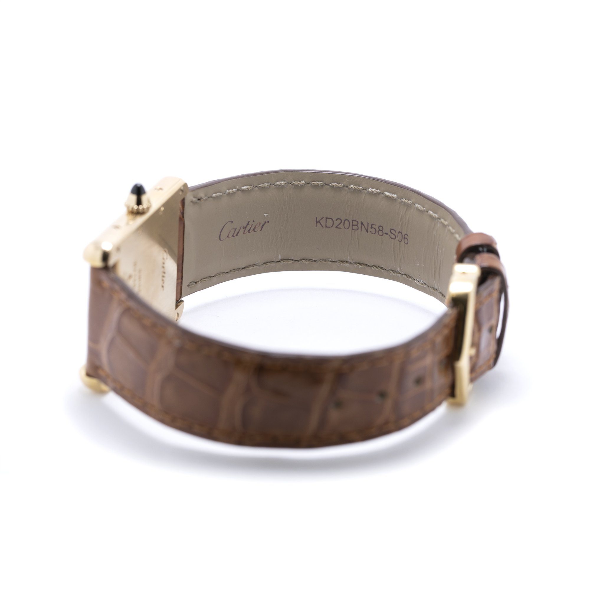 Cartier Yellow Gold Tank Watch, Large Model