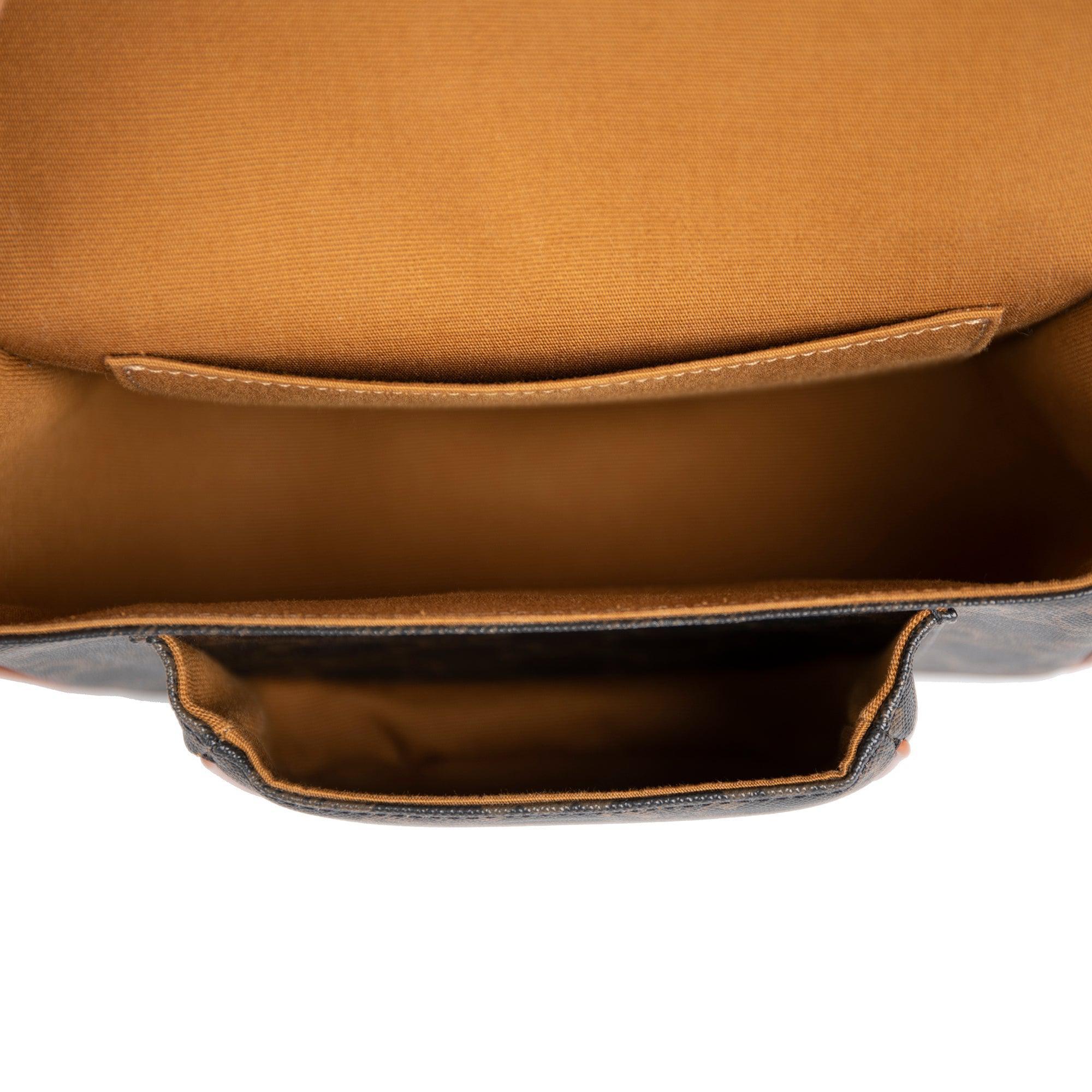 Celine 2020 Triomphe Canvas Folco Crossbody Bag