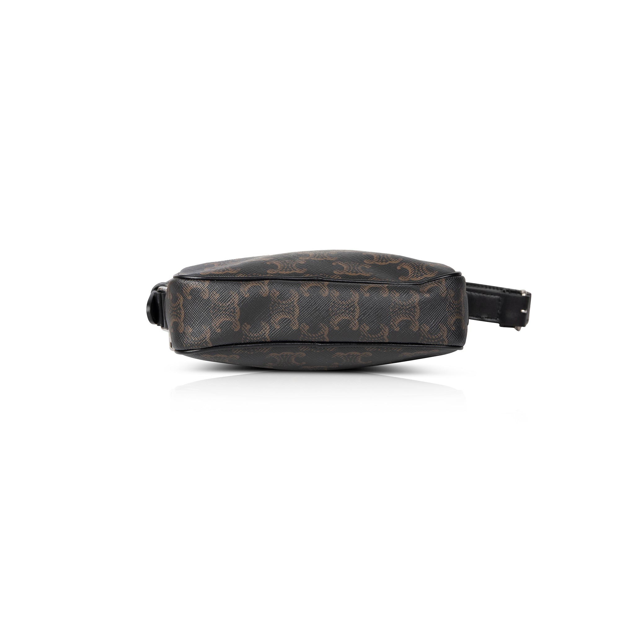 Celine 2020 Triomphe Canvas Mini Messenger Bag with Celine Print