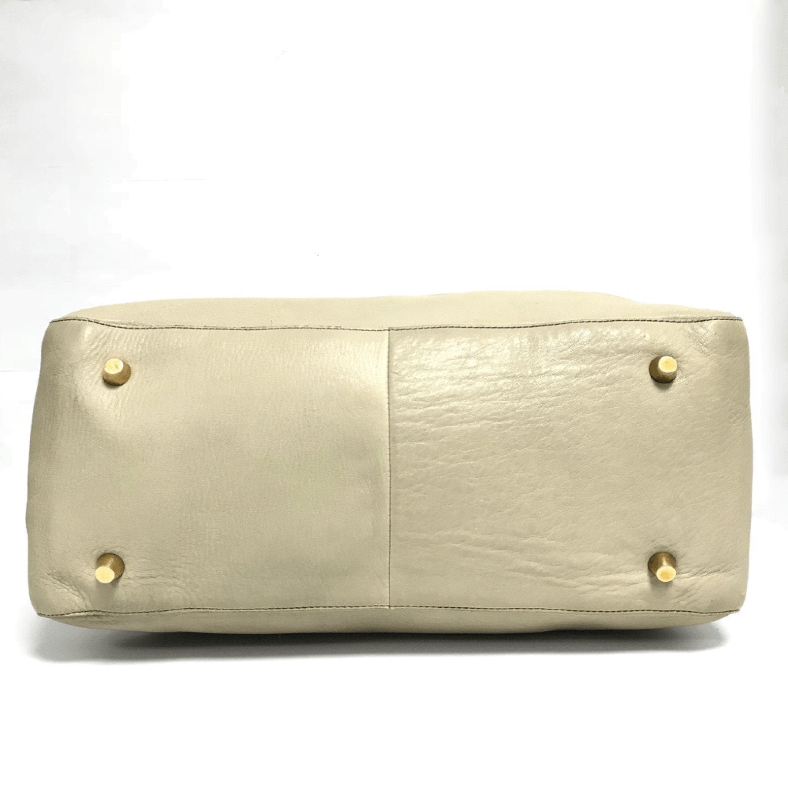 Celine Grey Padlock Deer Skin Bag