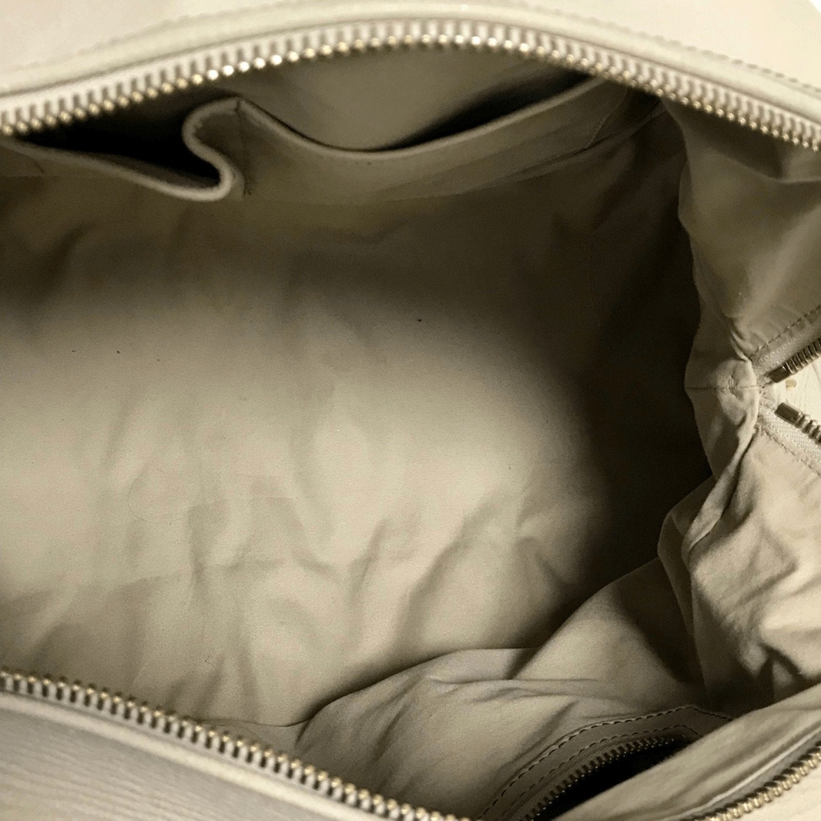 Celine Grey Padlock Deer Skin Bag