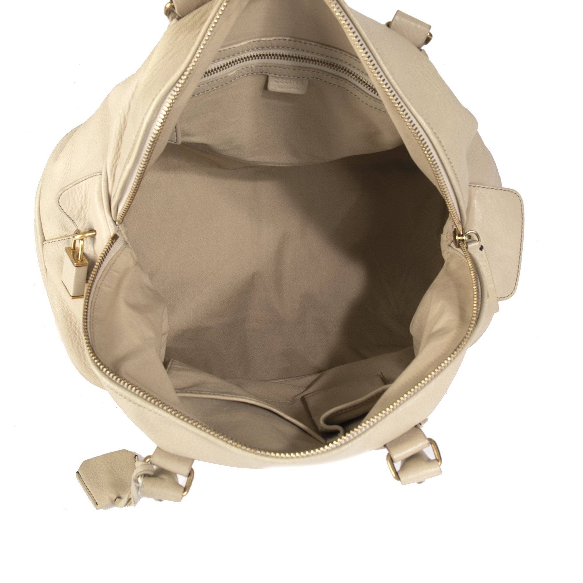 Celine Leather Bowling Bag