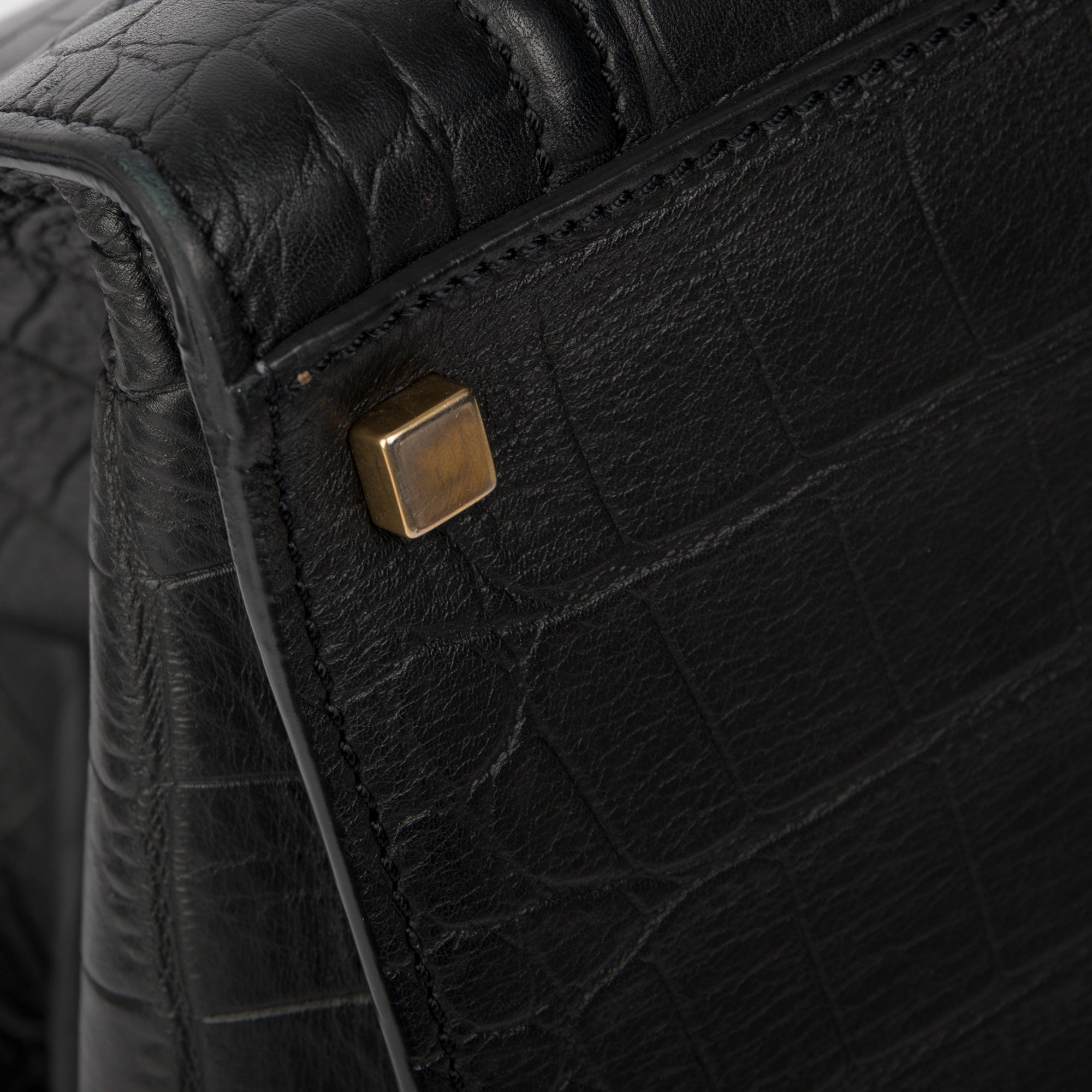 Celine Medium Embossed Luggage Phantom Tote